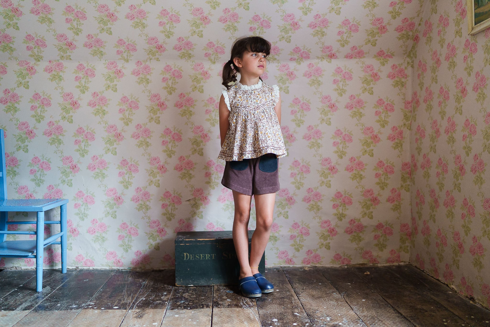 little cotton clothes Rosa Blouse Yarrow Floral