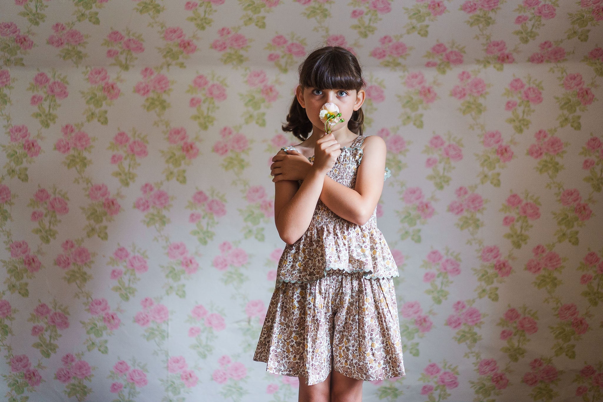 little cotton clothes CocoCulottes Yarrow Floral