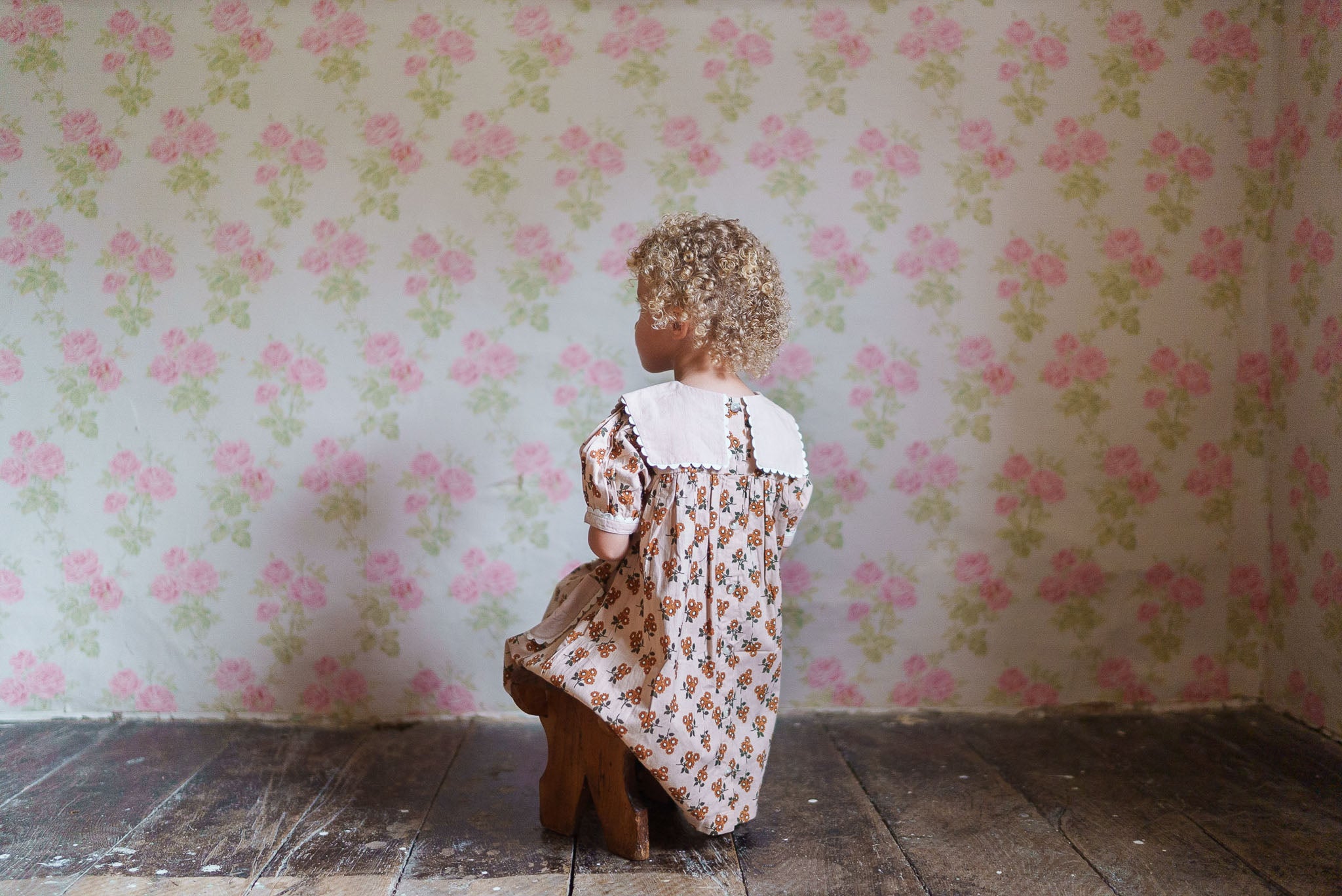little cotton clothes Winnie Dress Marigold Floral