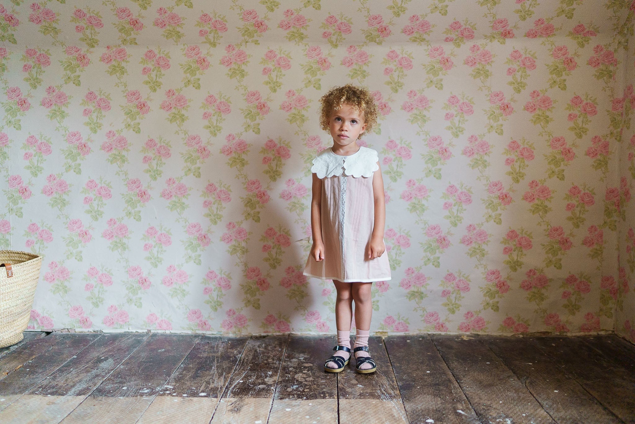 little cotton clothes EmbroideredScalloped Collar