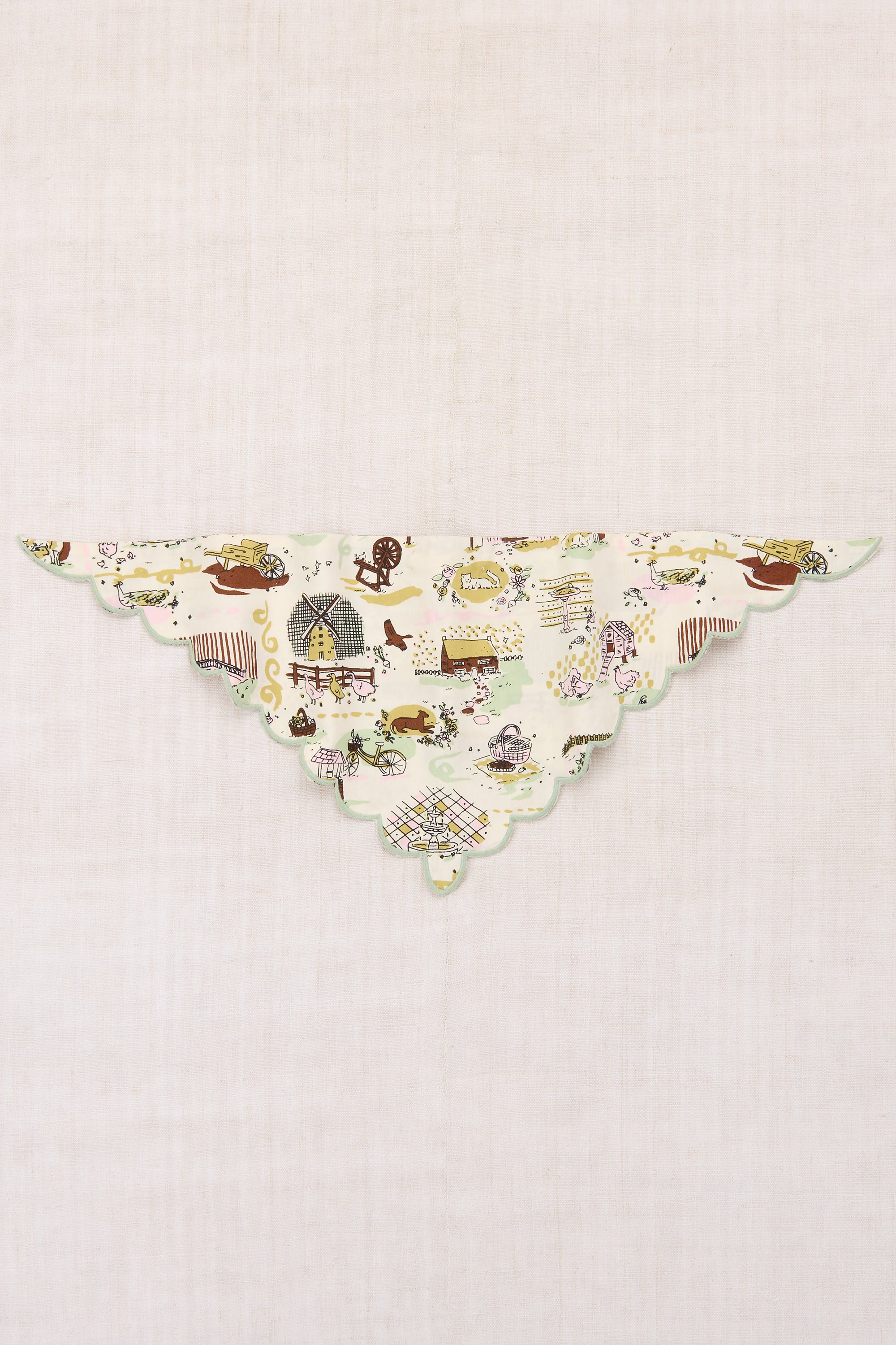 Misha & Puff SCALLOP SCARF MARZIPAN STORYLAND 26ss Drop2