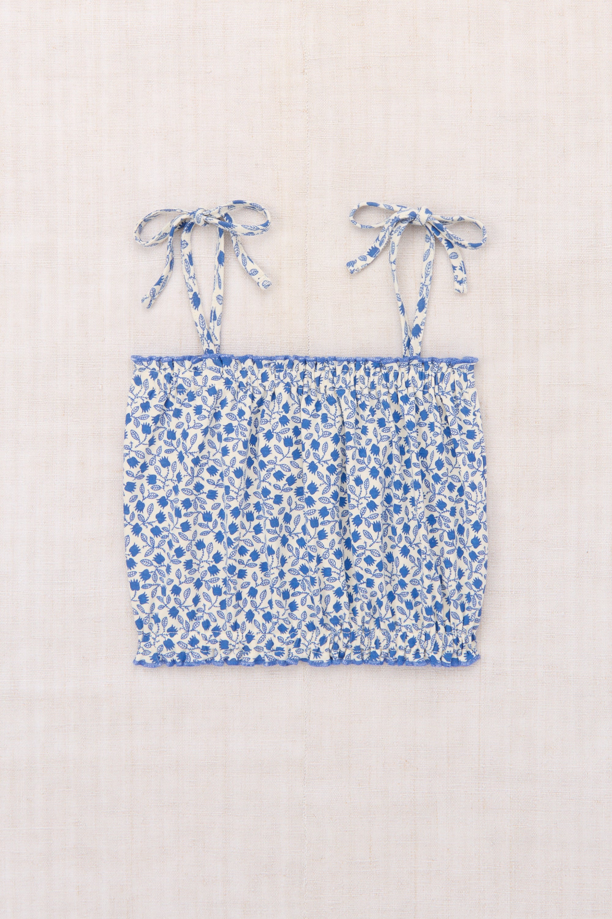 Misha & Puff SYDNEY TOP BLUE RIBBON LISSE FIELDS 26ss Drop1