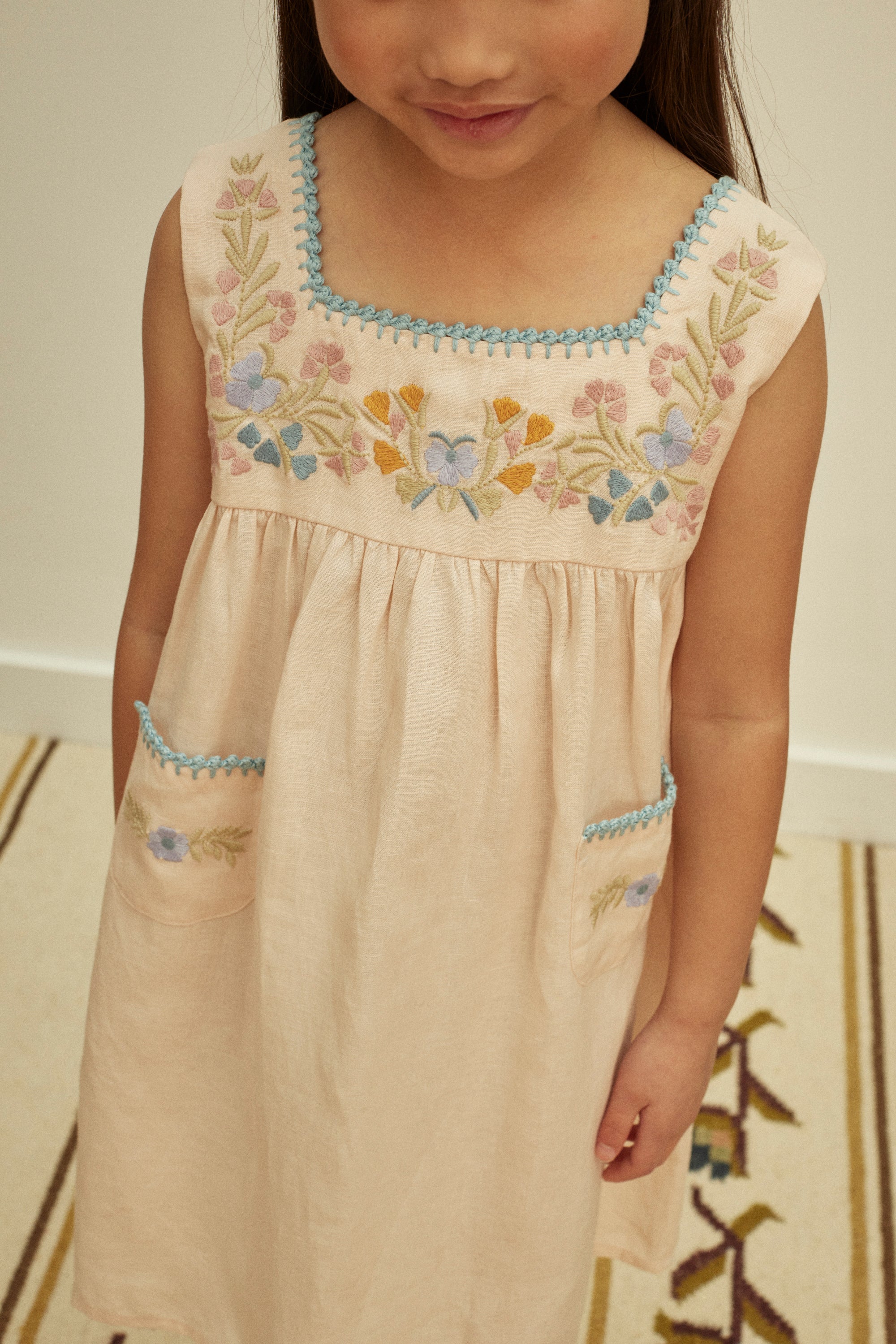 APOLINA TABITHA DRESS - BLUSH