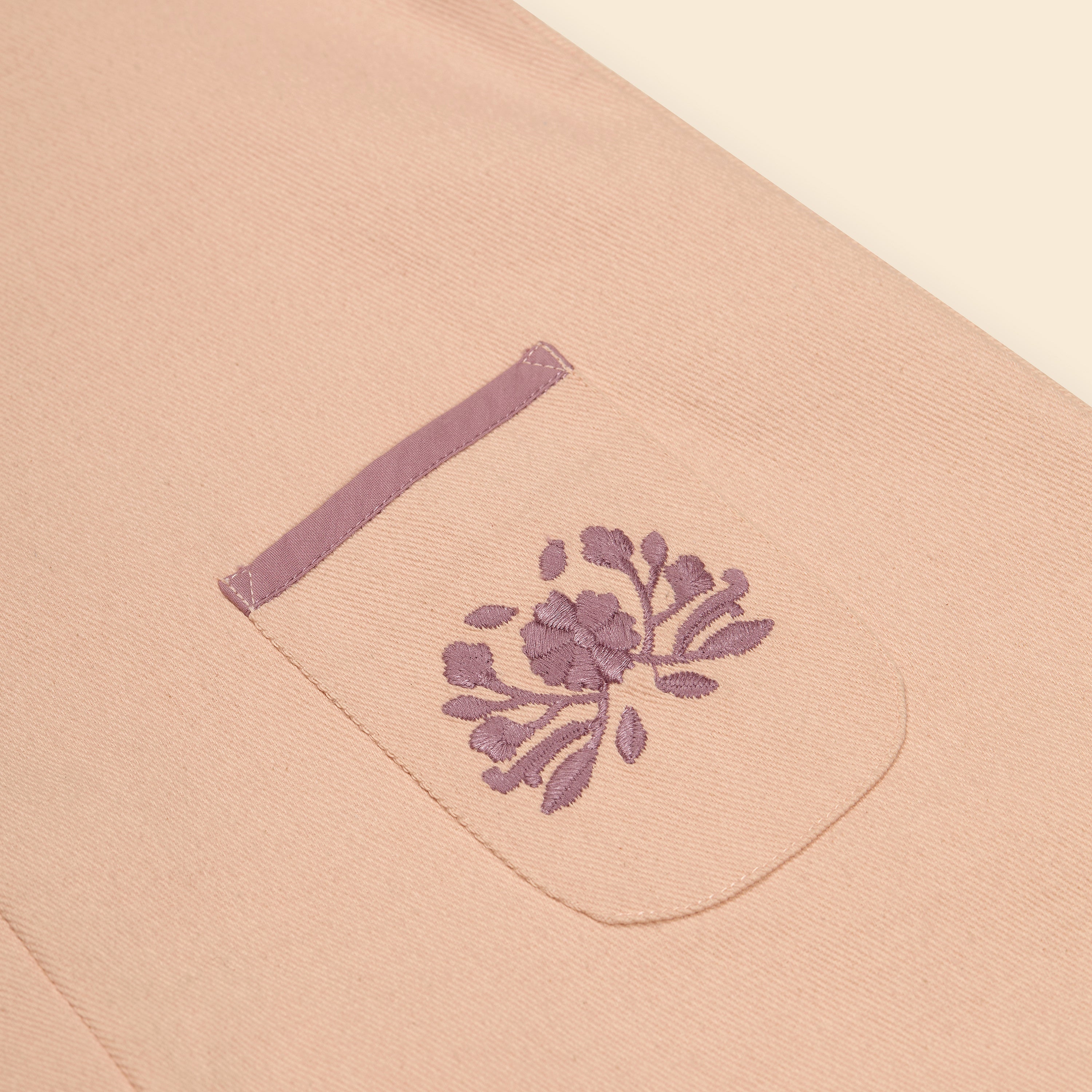 APOLINA VADA APRON PLAYSUIT - SATIN PINK