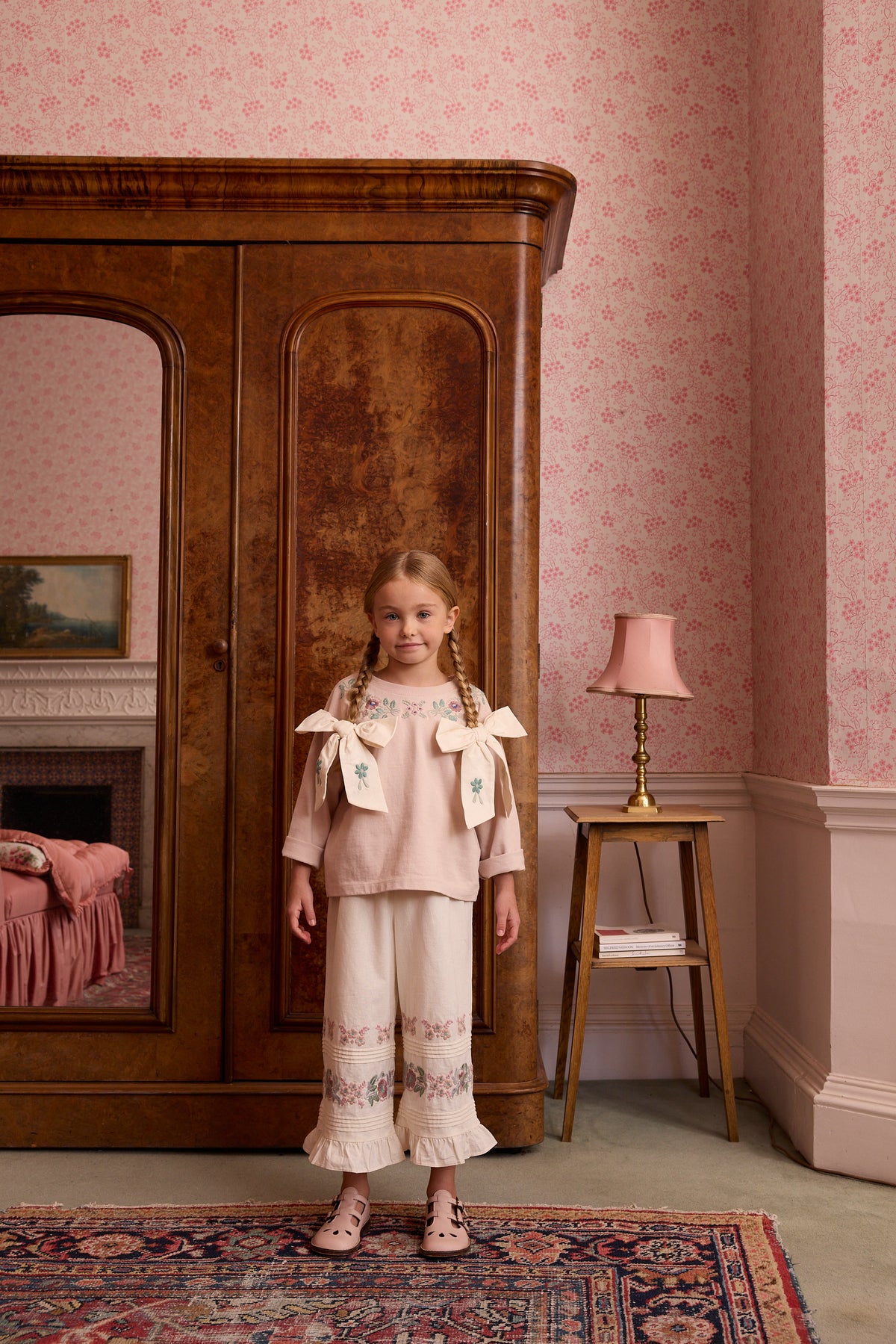 APOLINA WINONA TROUSER - MILK-CREAM