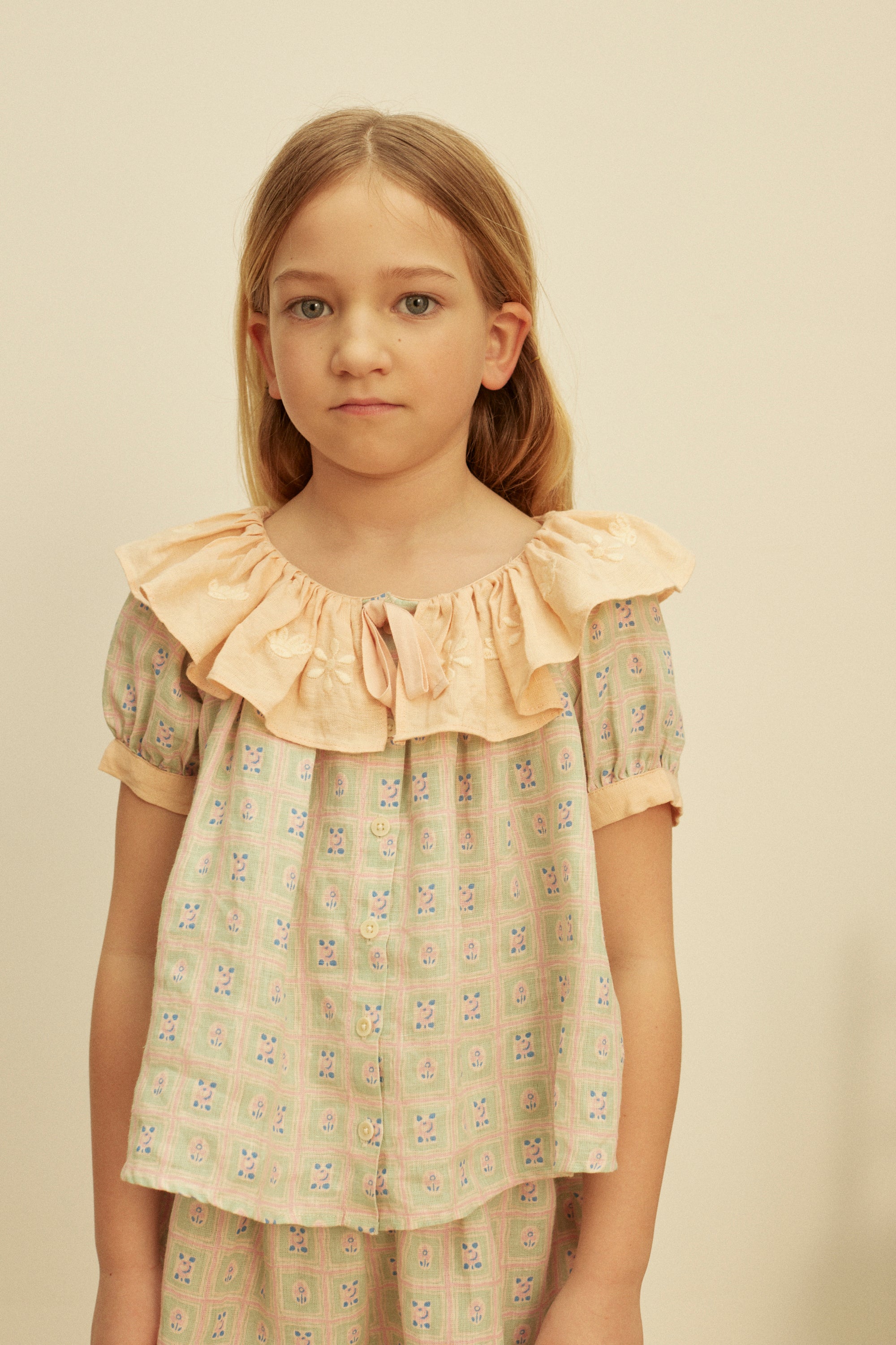 APOLINA ZABINA BLOUSE - ROSEPANEL MINT