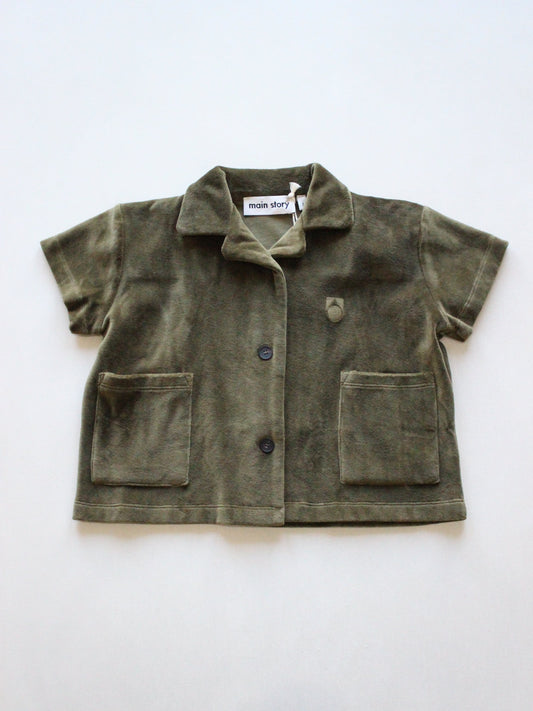main story Boxy Shirt - Tapenade