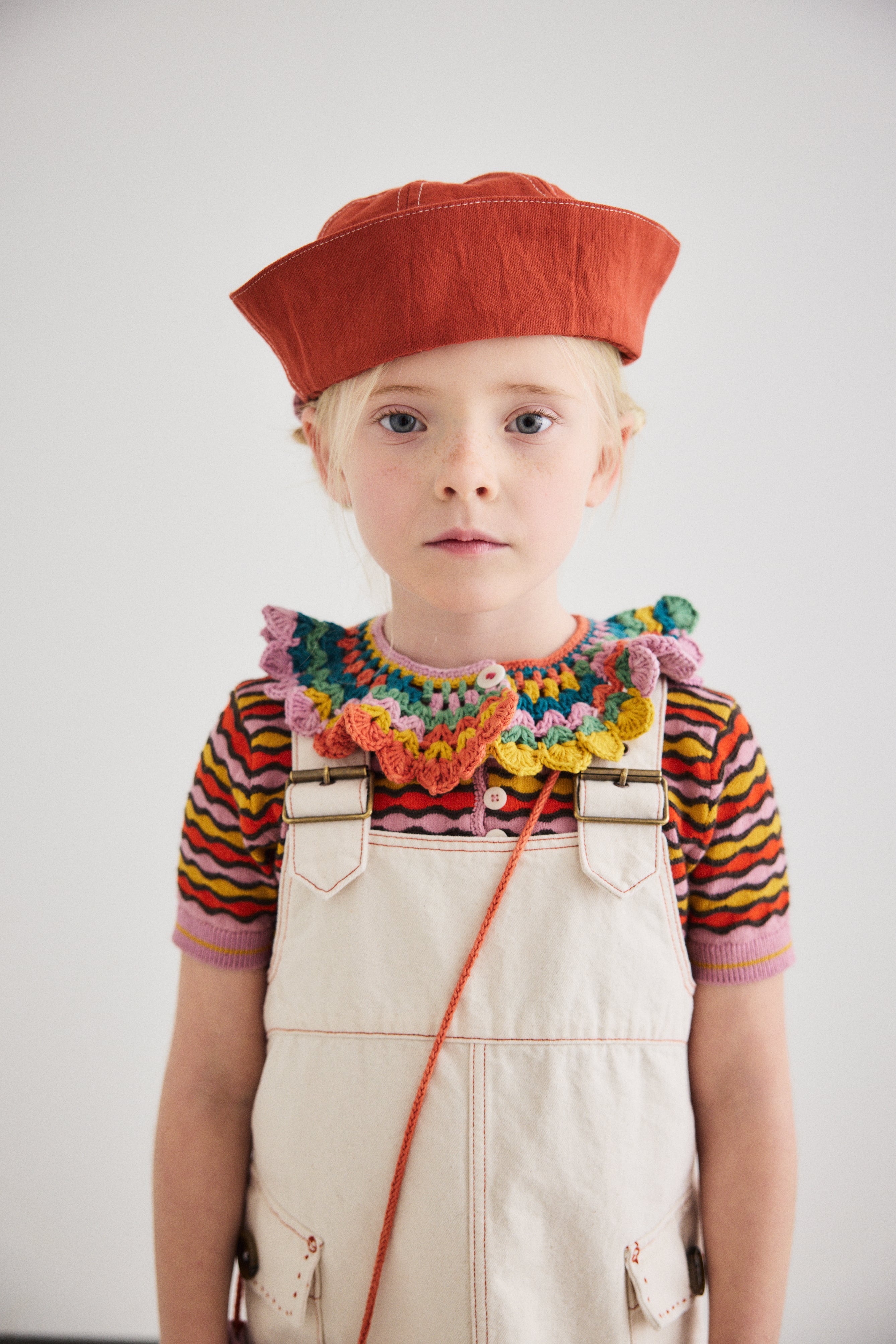 Misha & Puff Buckle Jumper Dress/ Gesso