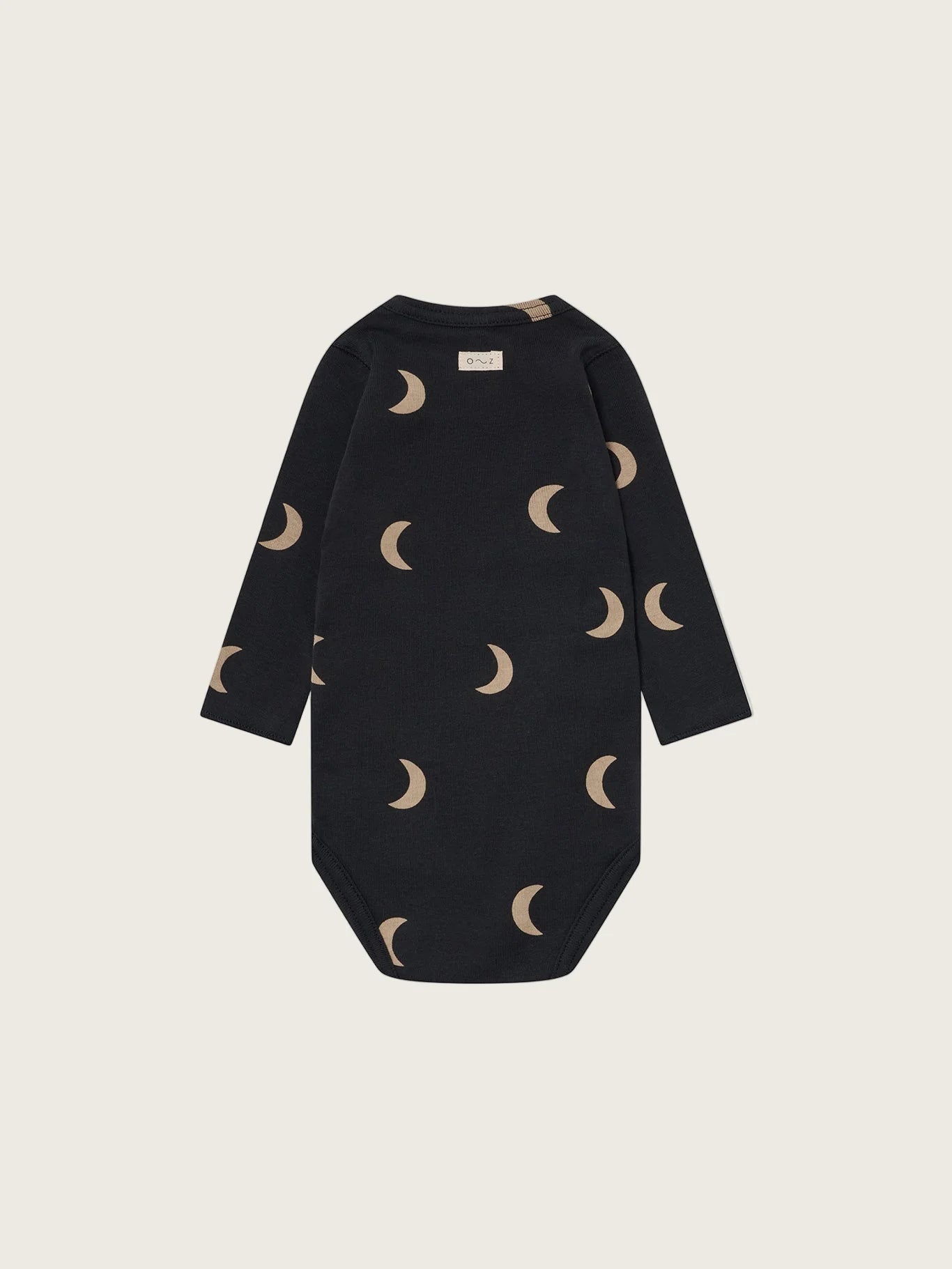ORGANIC ZOO Charcoal Midnight Wrap Bodysuit