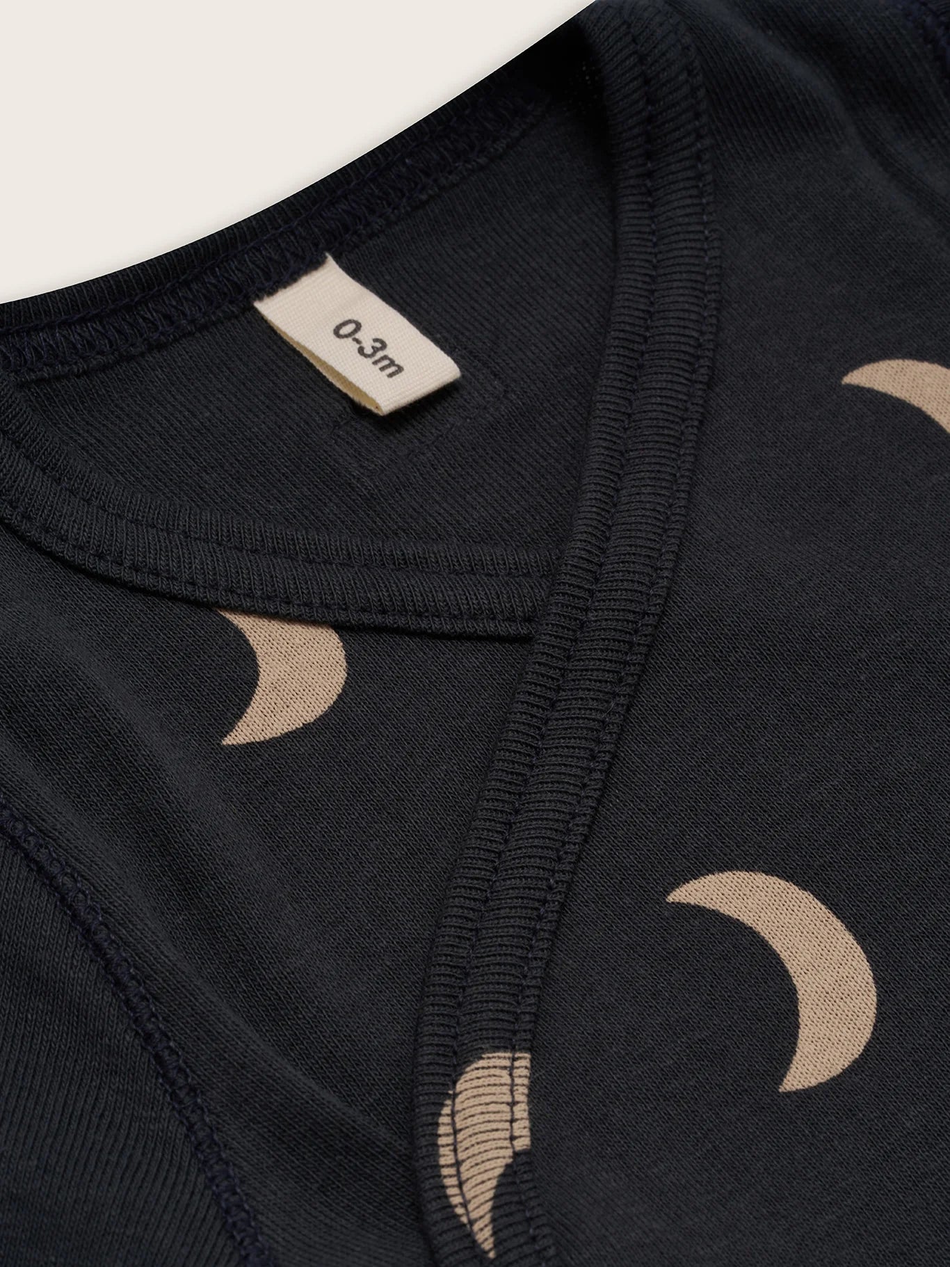 ORGANIC ZOO Charcoal Midnight Wrap Bodysuit
