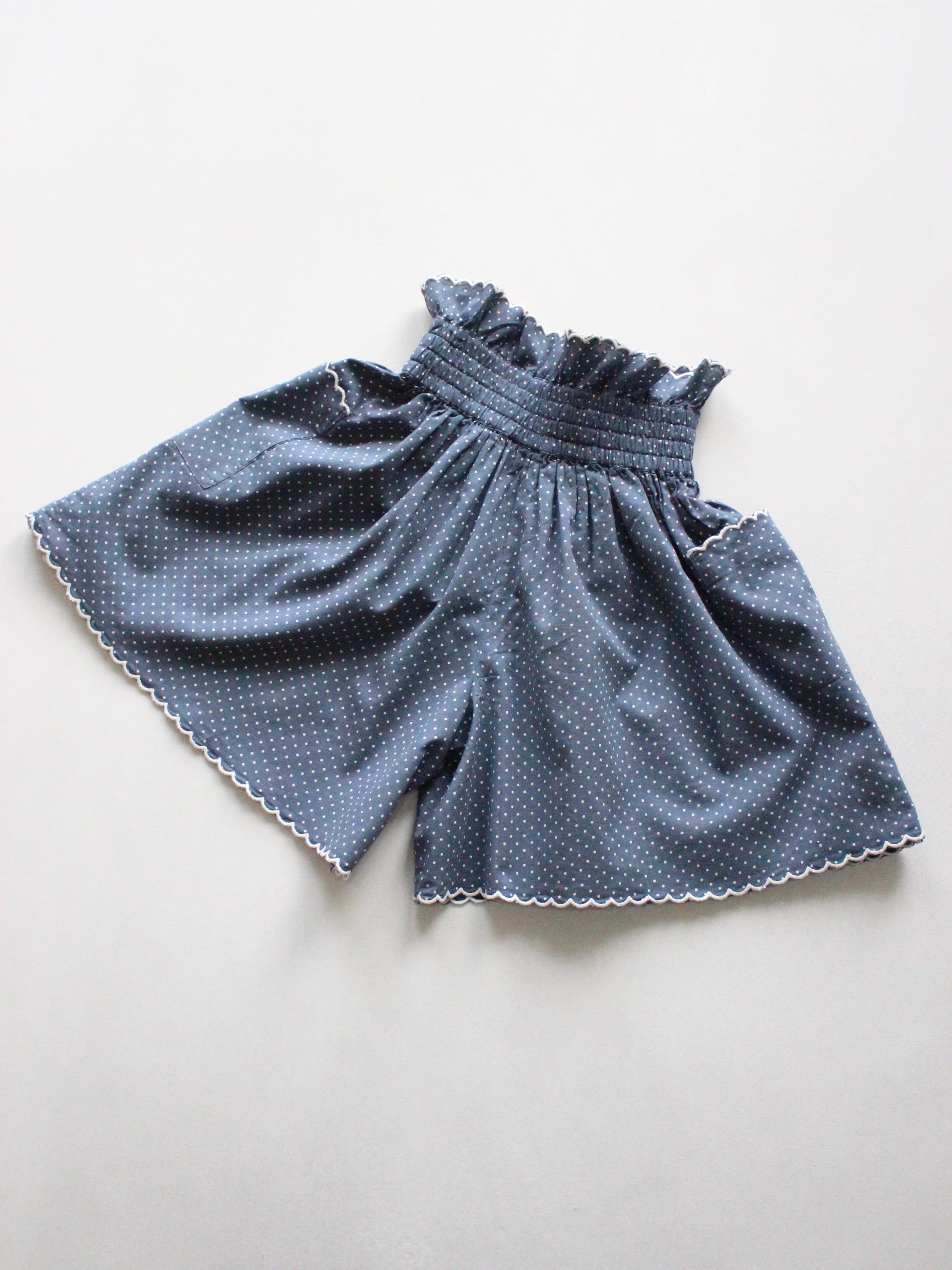 little cotton clothes Ruth Culottes Dainty Dot