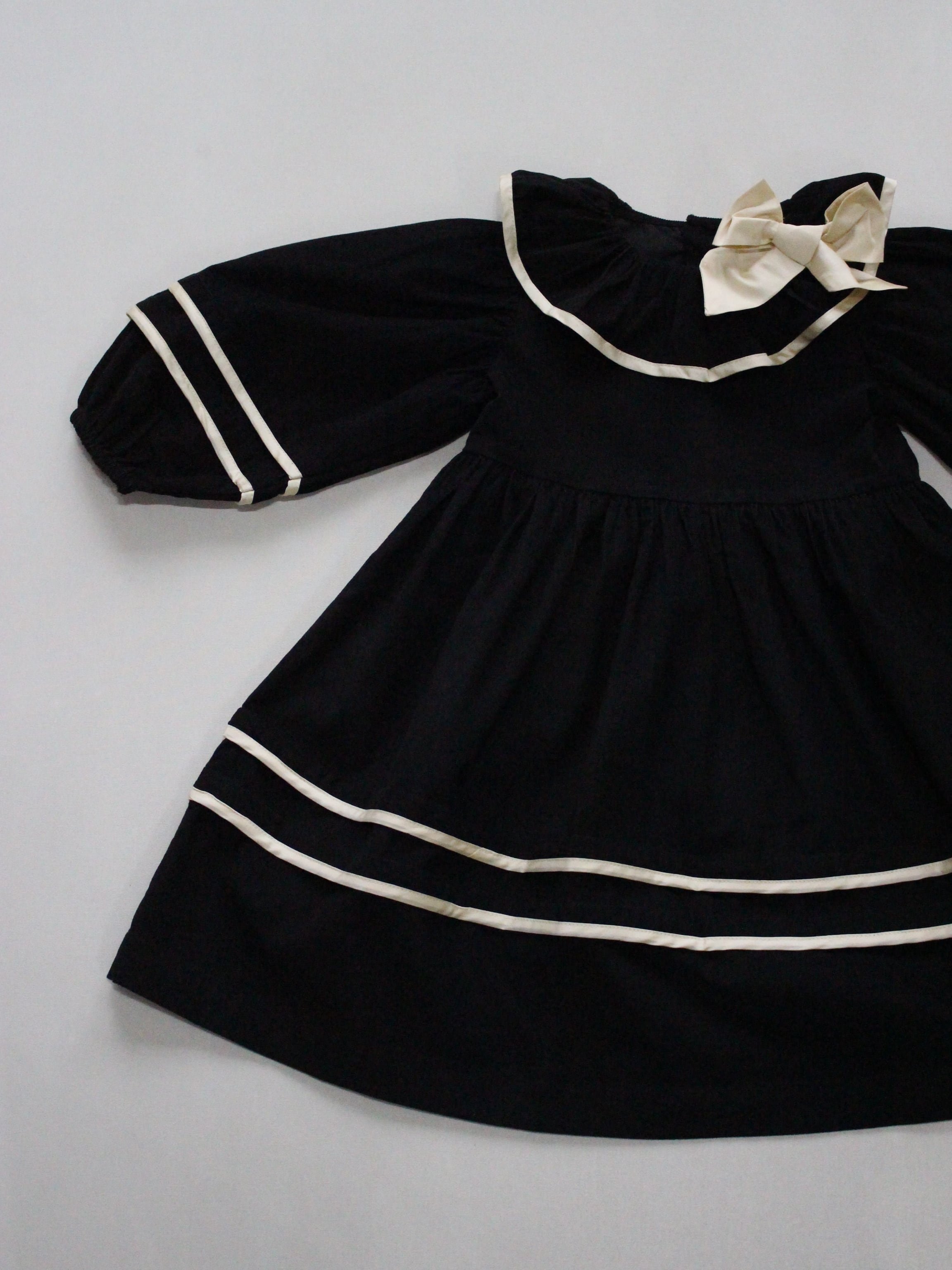 BONJOUR DIARY Dress black baby cord
