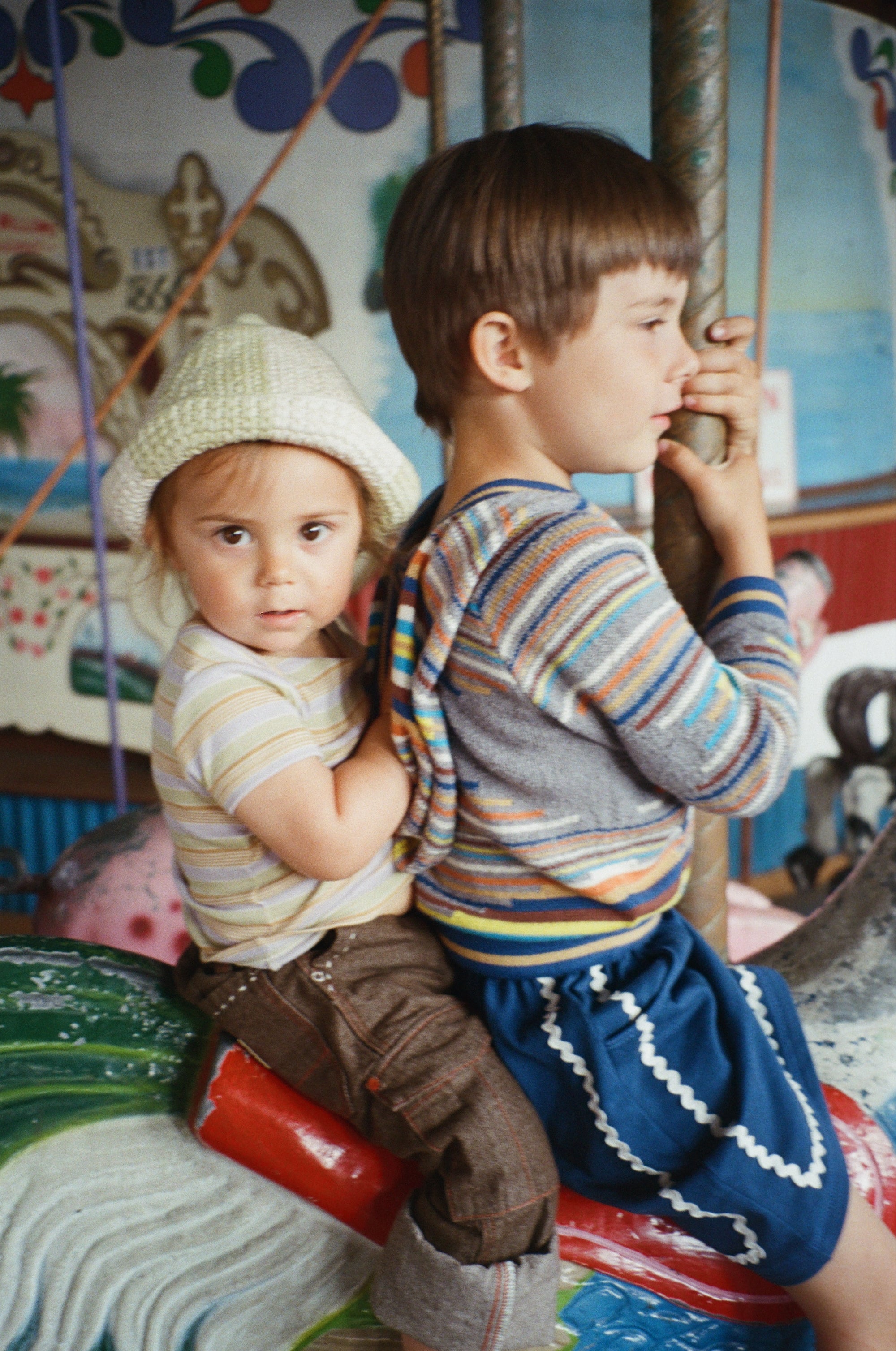 Misha & Puff BABY CROCHET TULIP HAT AVENTURINE 26ss Drop1