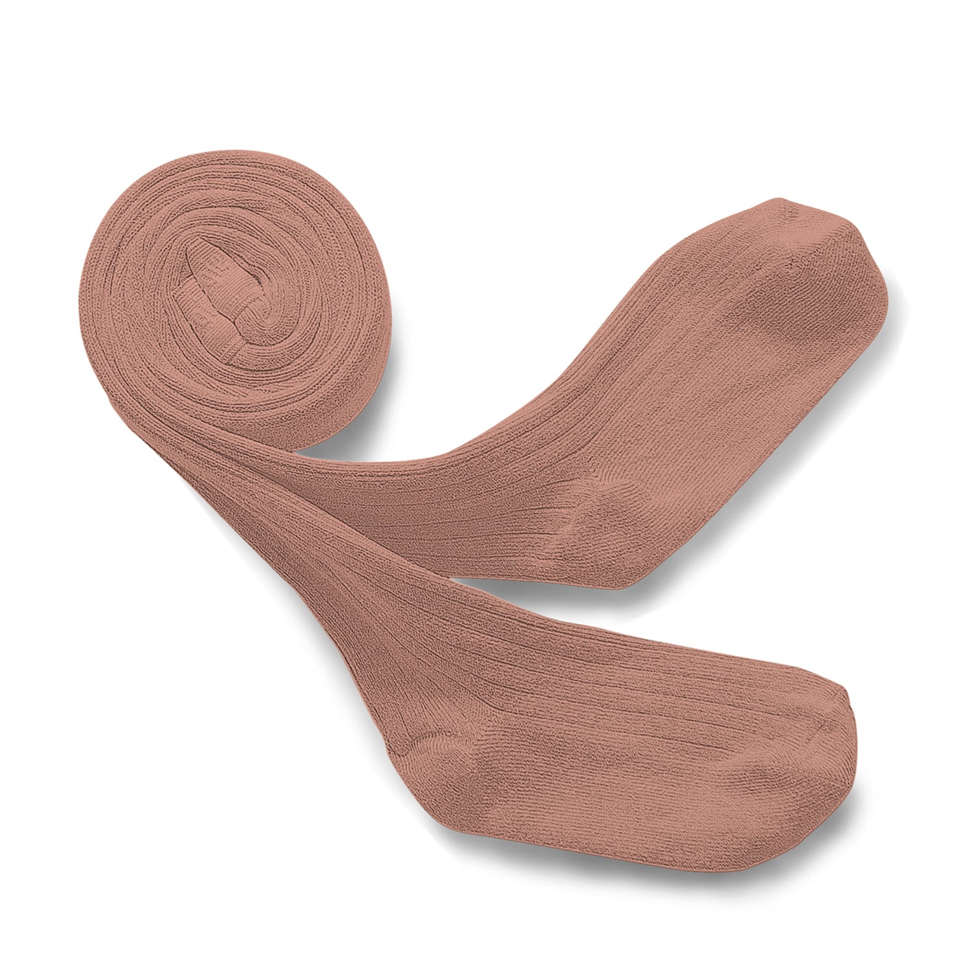 collegien RIBBED TIGHTS Bois de Rose