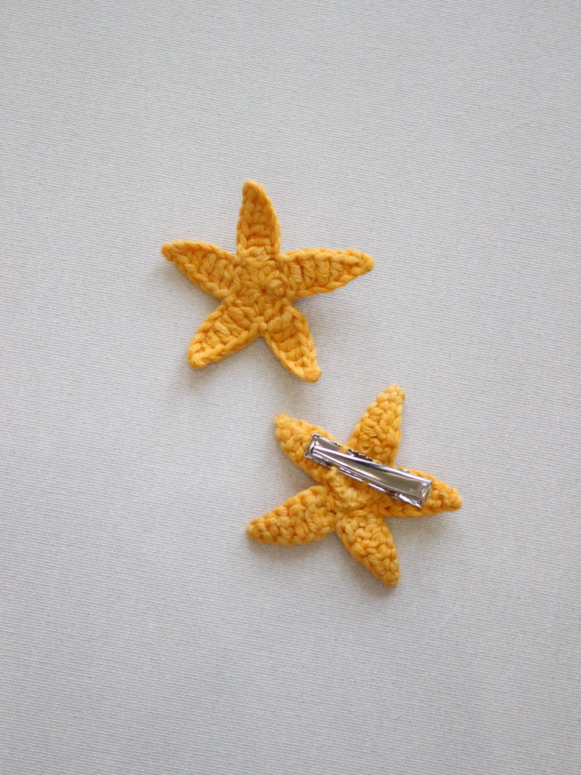 Misha & Puff Starfish Clip Set Frangipani　