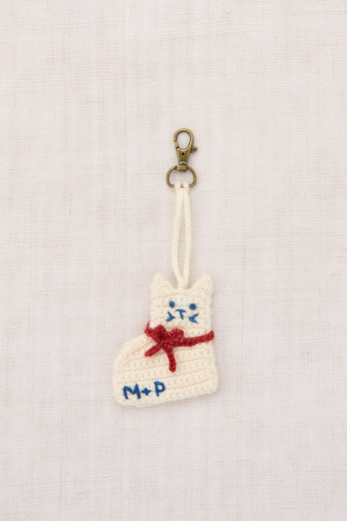 Misha & Puff　KITTEN BAG CHARM (WINTER CREAM)　26wi Drop1