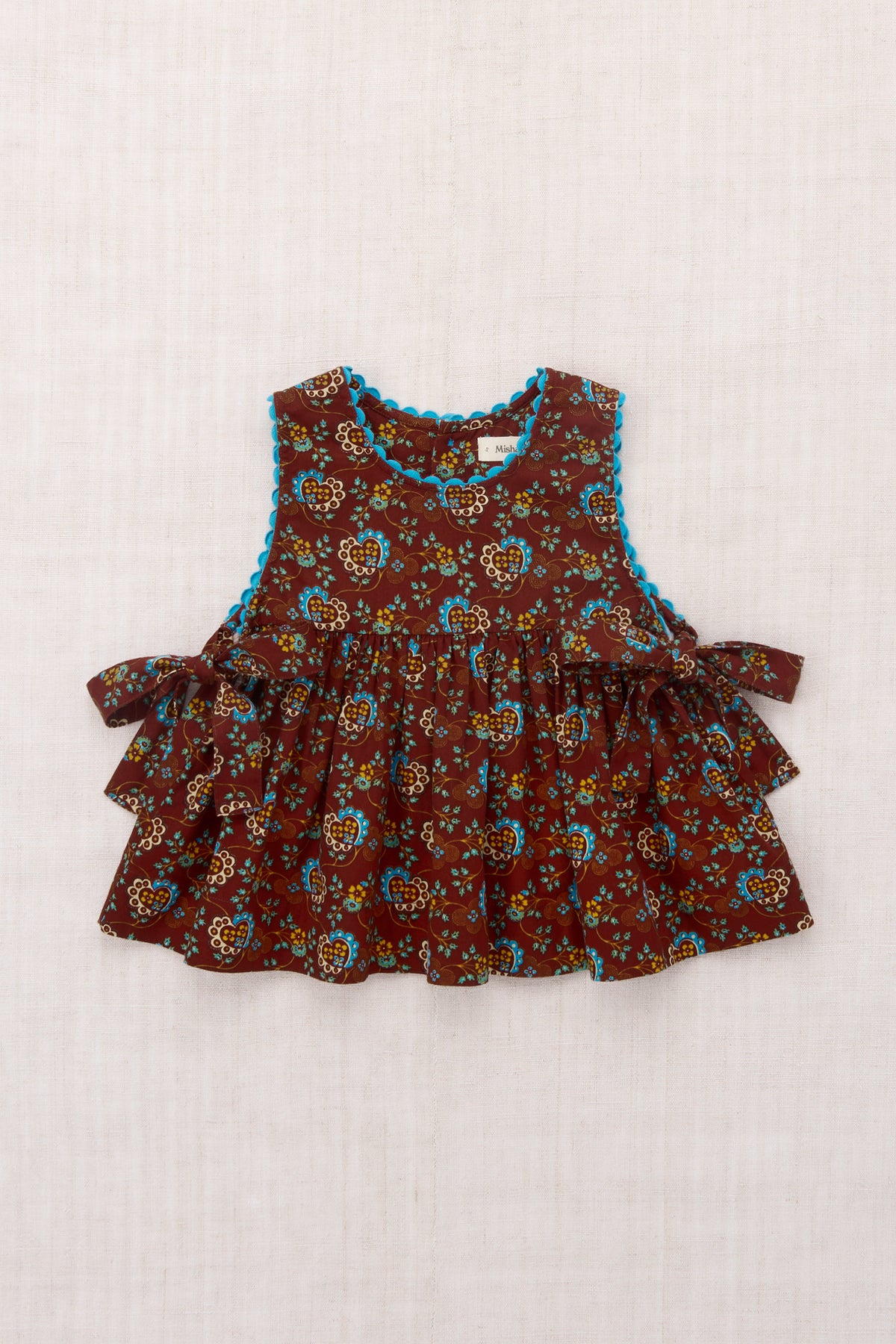 Misha & Puff  LOTTIE TOP (CEDAR CALICO HEARTS)  26wi Drop1