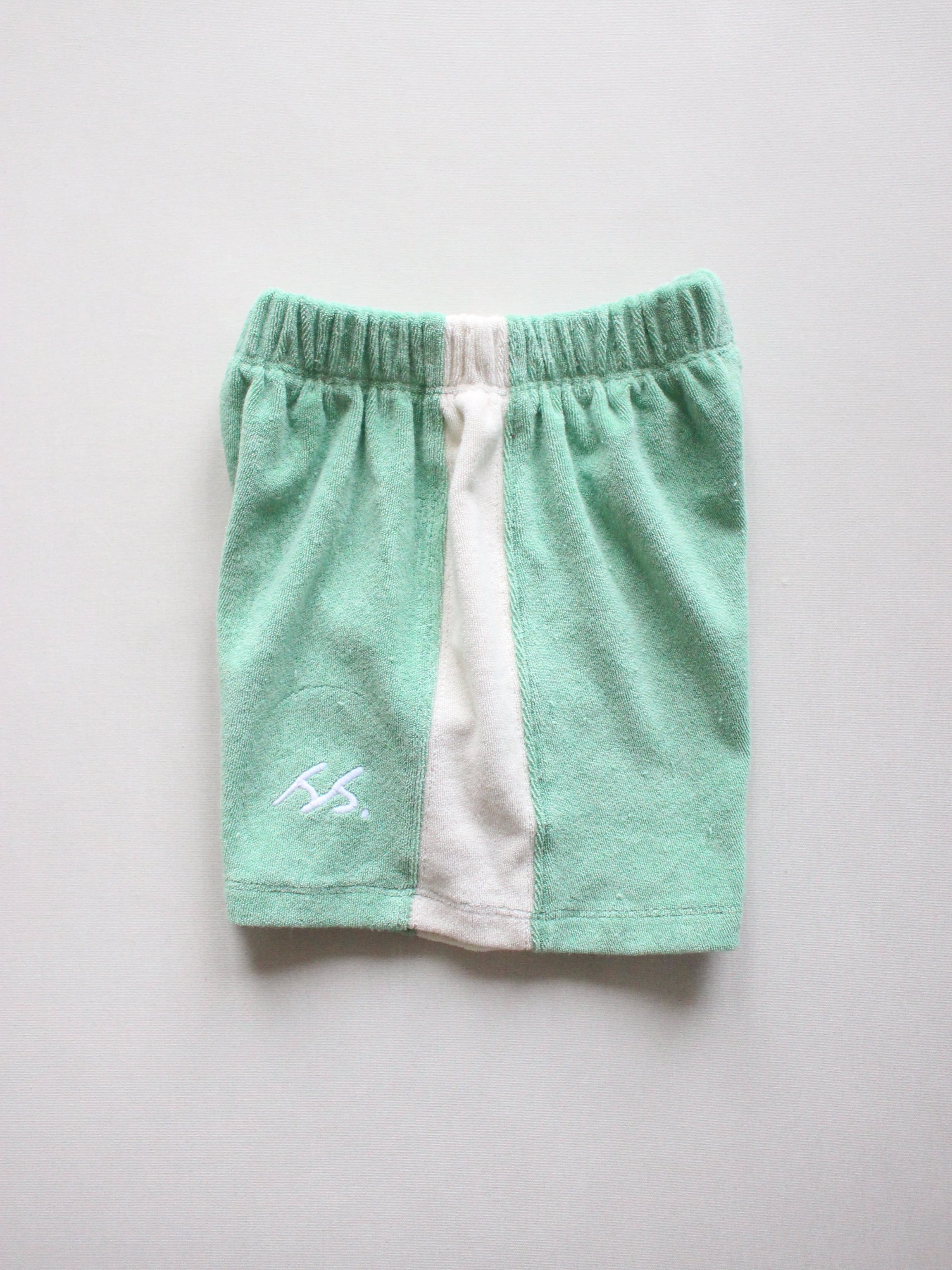 SUMMER and STORM TERRY PANEL SHORT - GREEN
