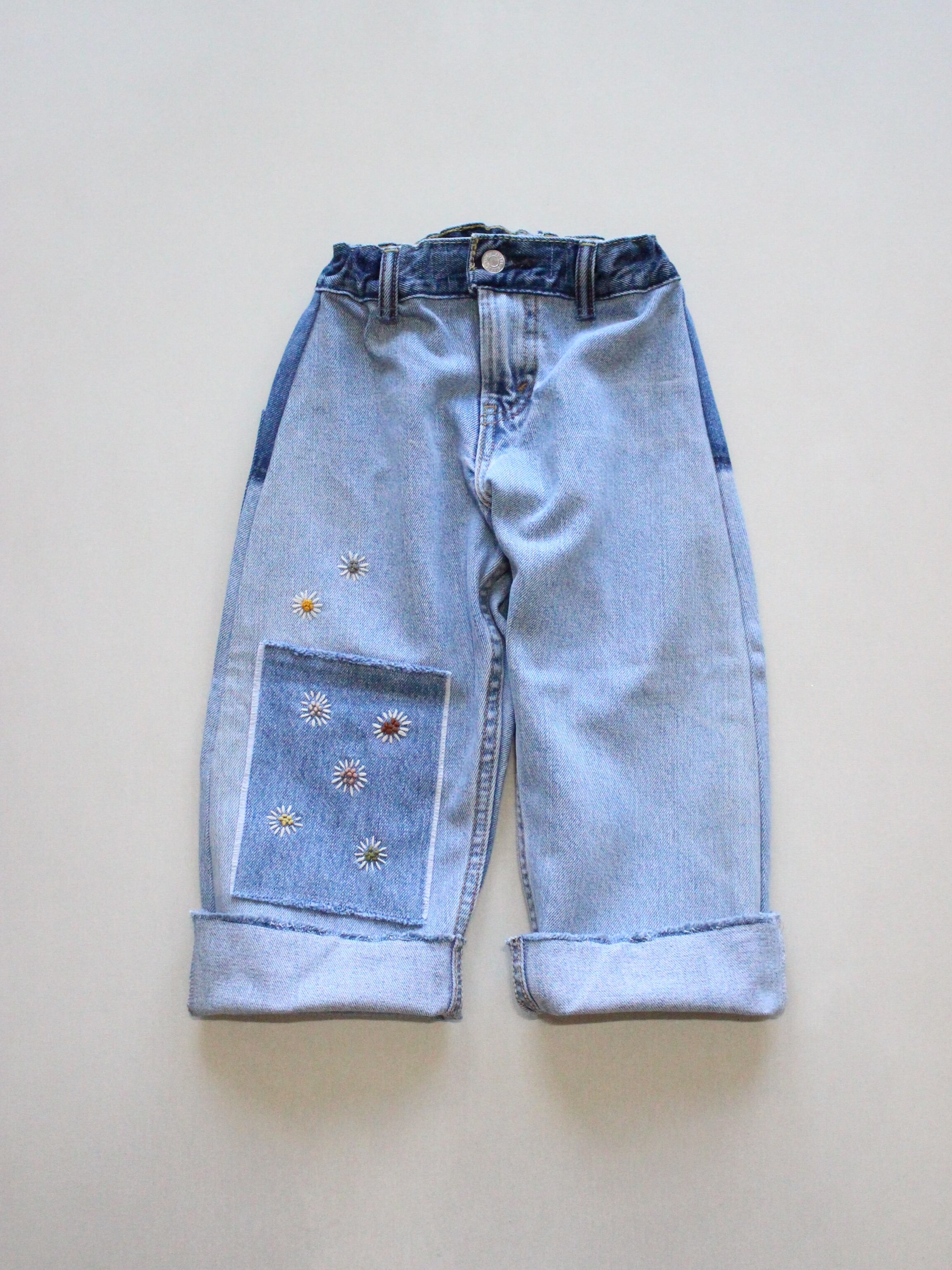 Wunderlang  Wild Flower Jeans   "The color is  light"