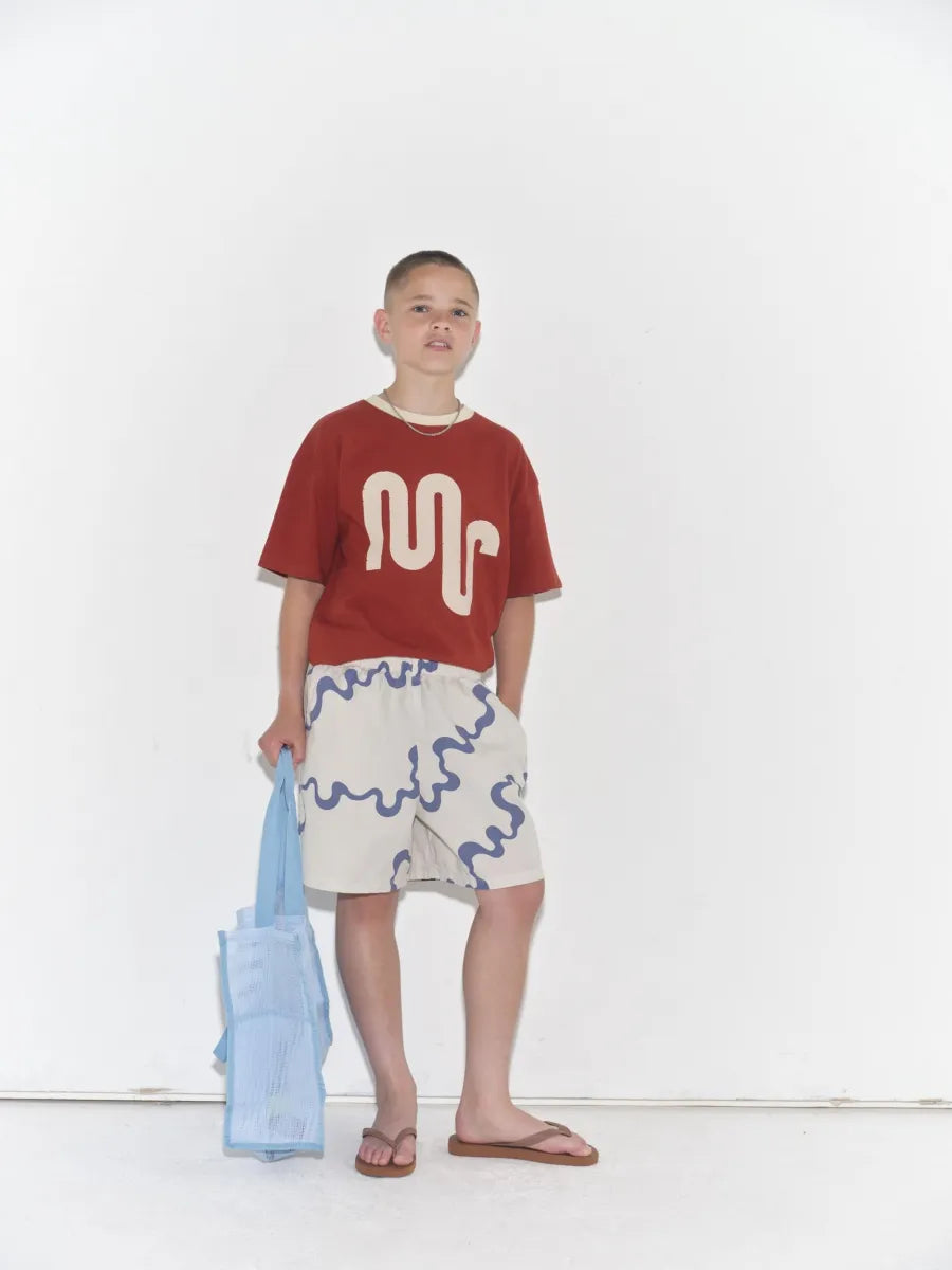 main story　Woven Short  Moonstruck Printed