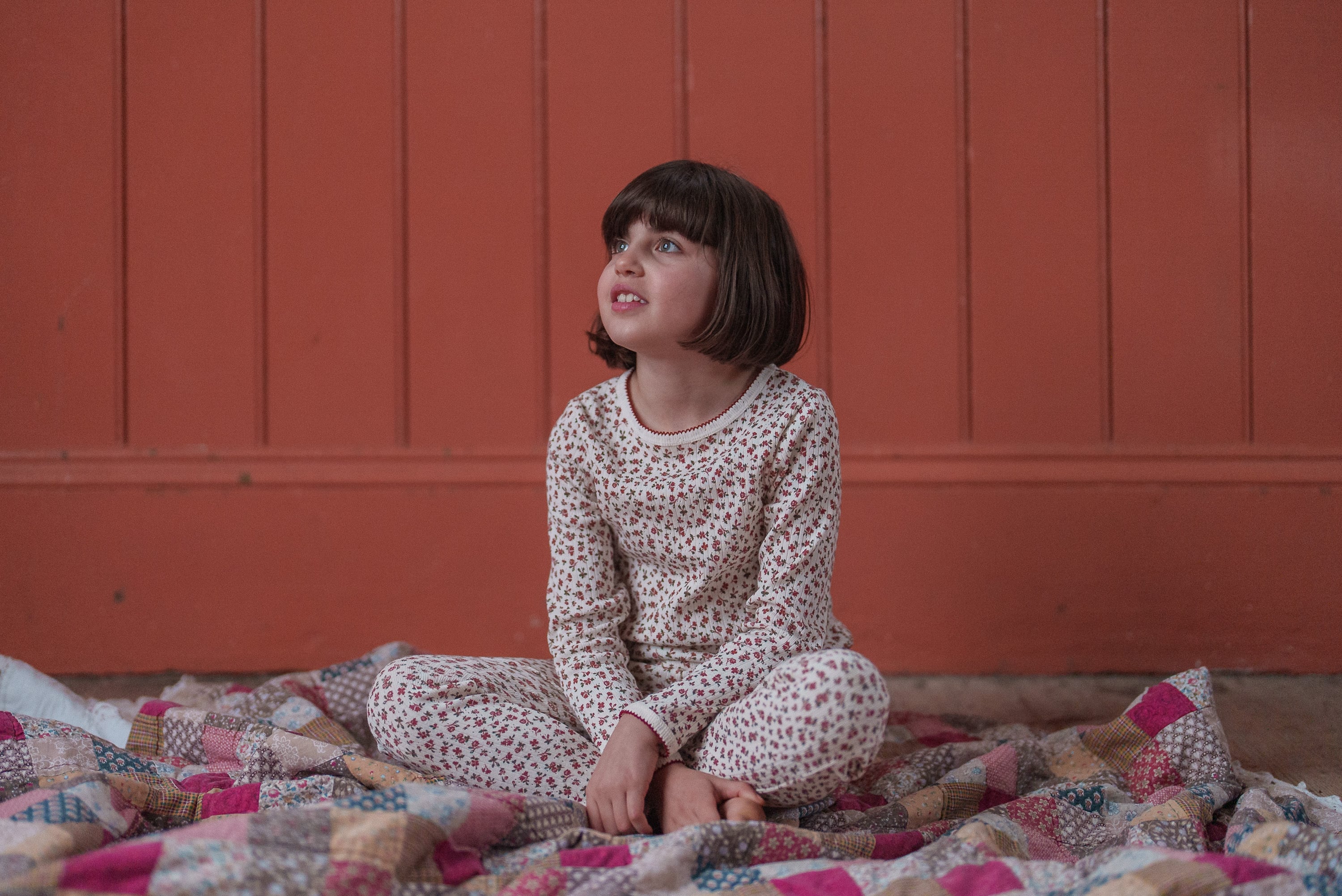 little cotton clothes Pointelle Pyjamas Posy Floral