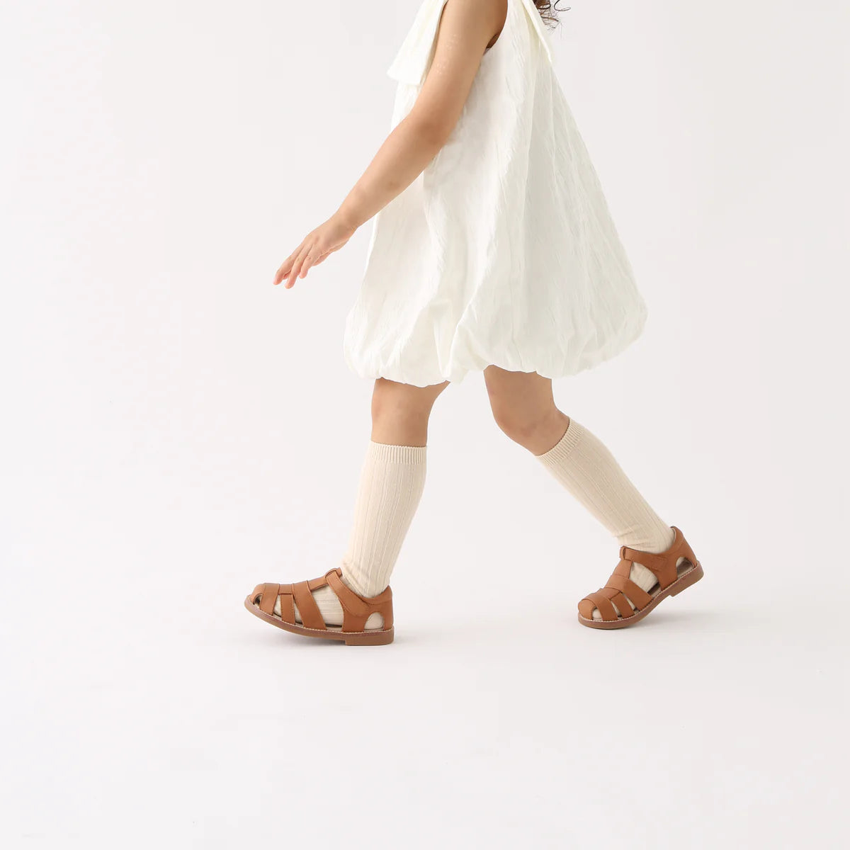 3elves  本革 グルカサンダル   Brown