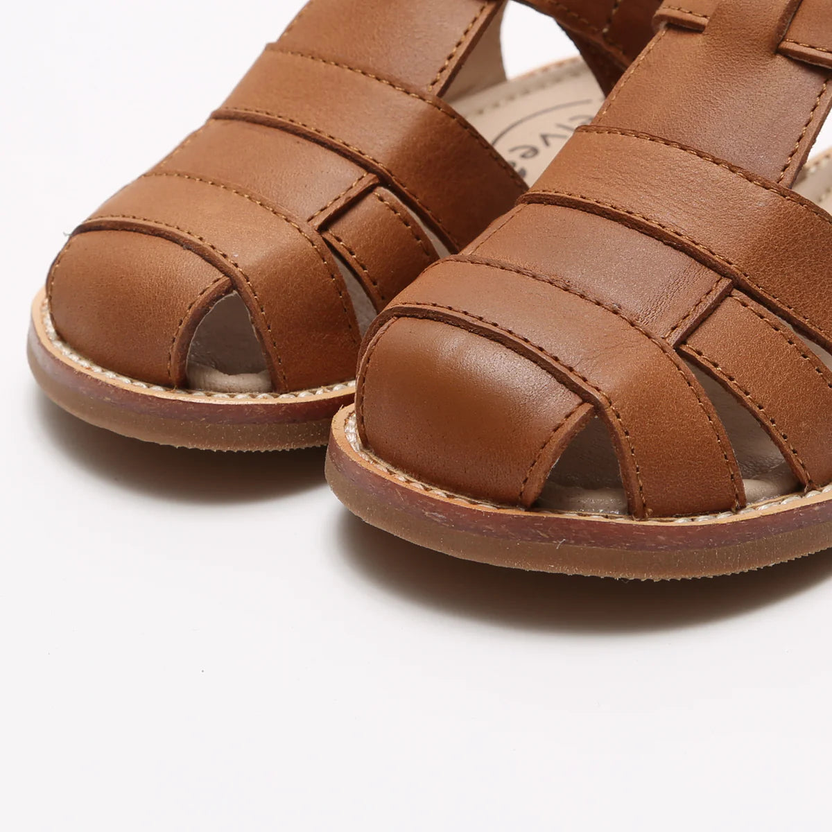 3elves  本革 グルカサンダル   Brown