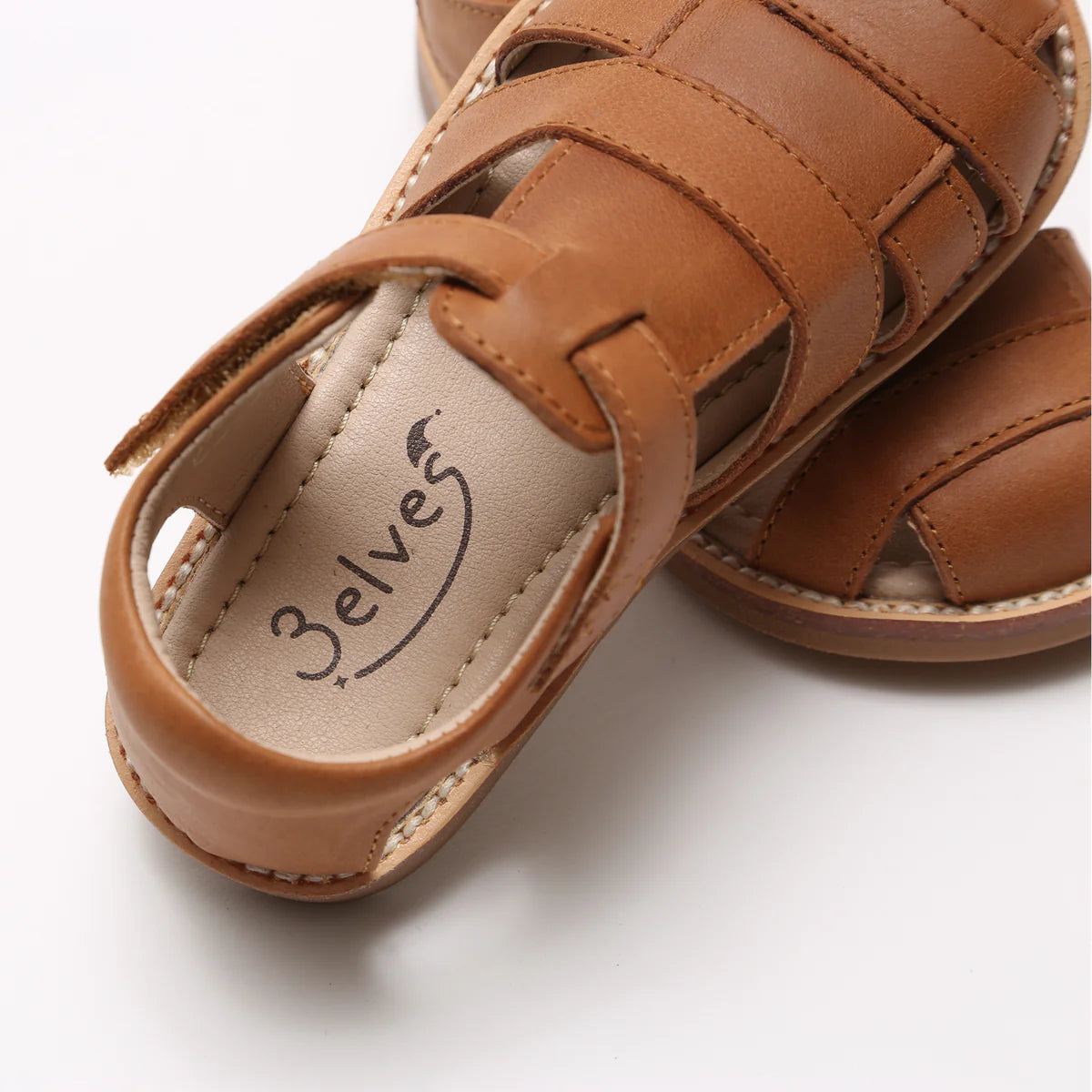 3elves  本革 グルカサンダル   Brown