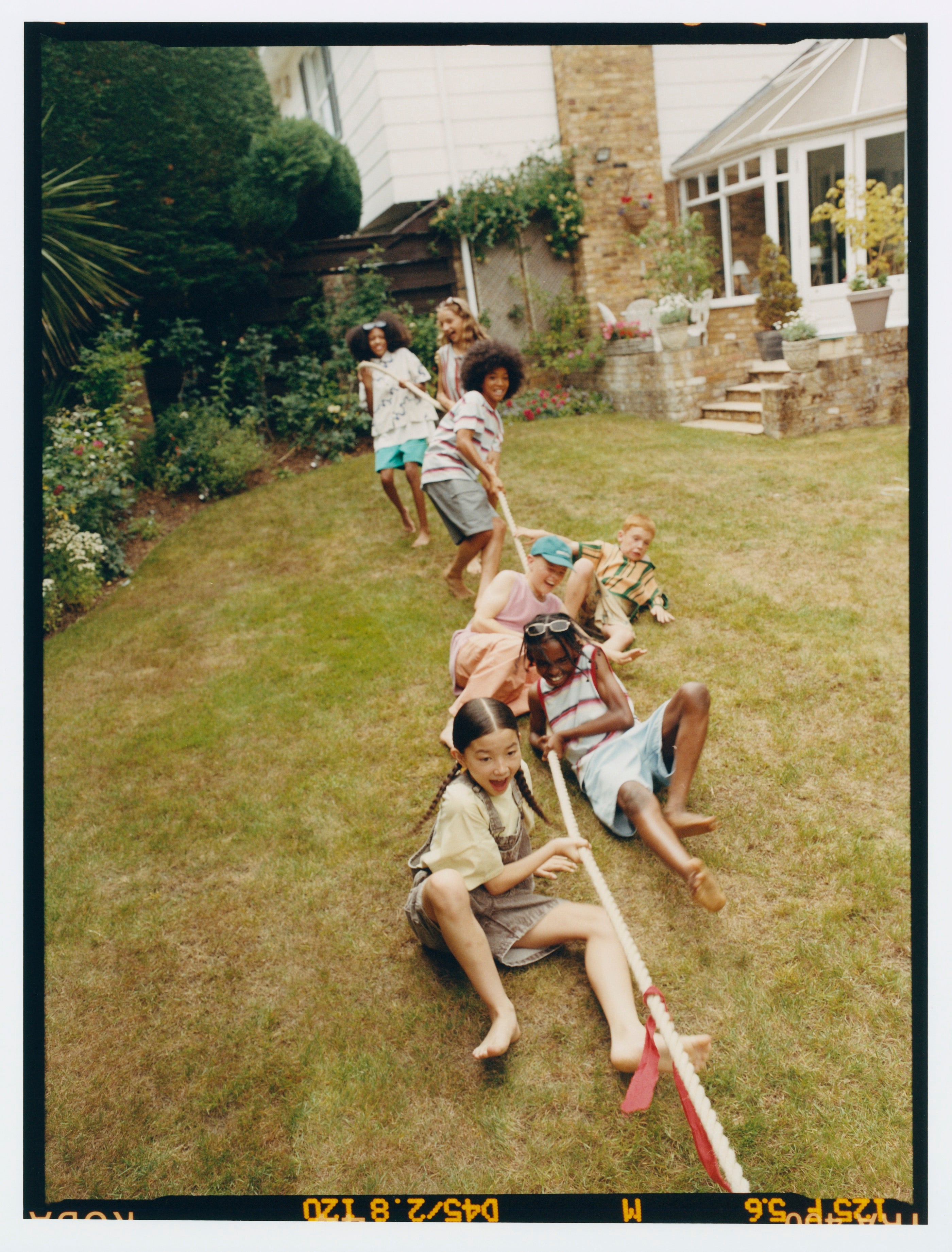 main story　Vest  Pearl Blue Stripe