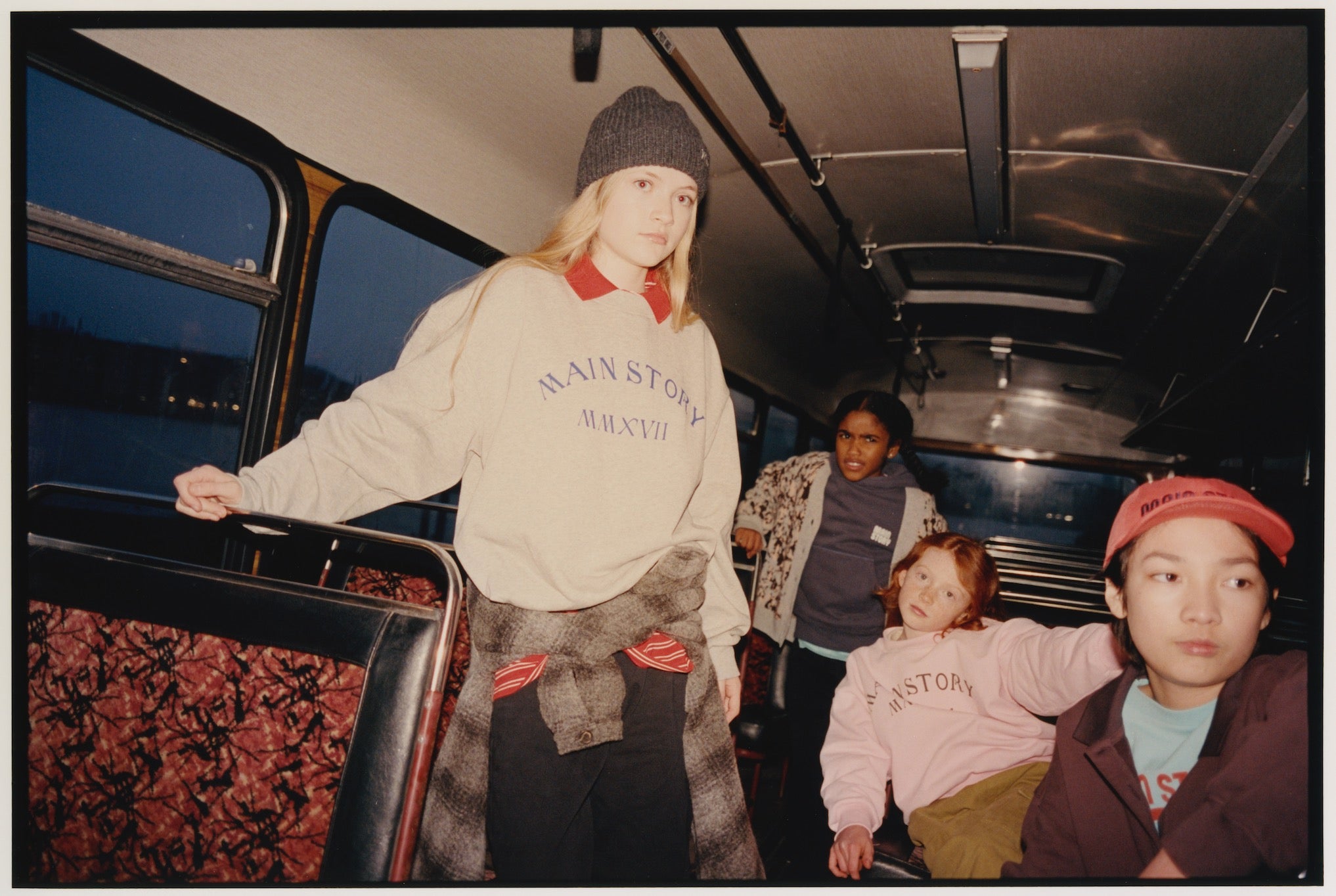 main story  Bubble Sweatshirt  Grey Melange