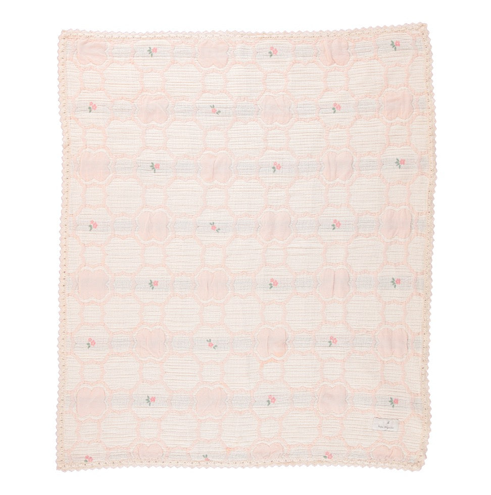 Bebe Organic  Cleo Blanket  Vintage Wallpaper Floral