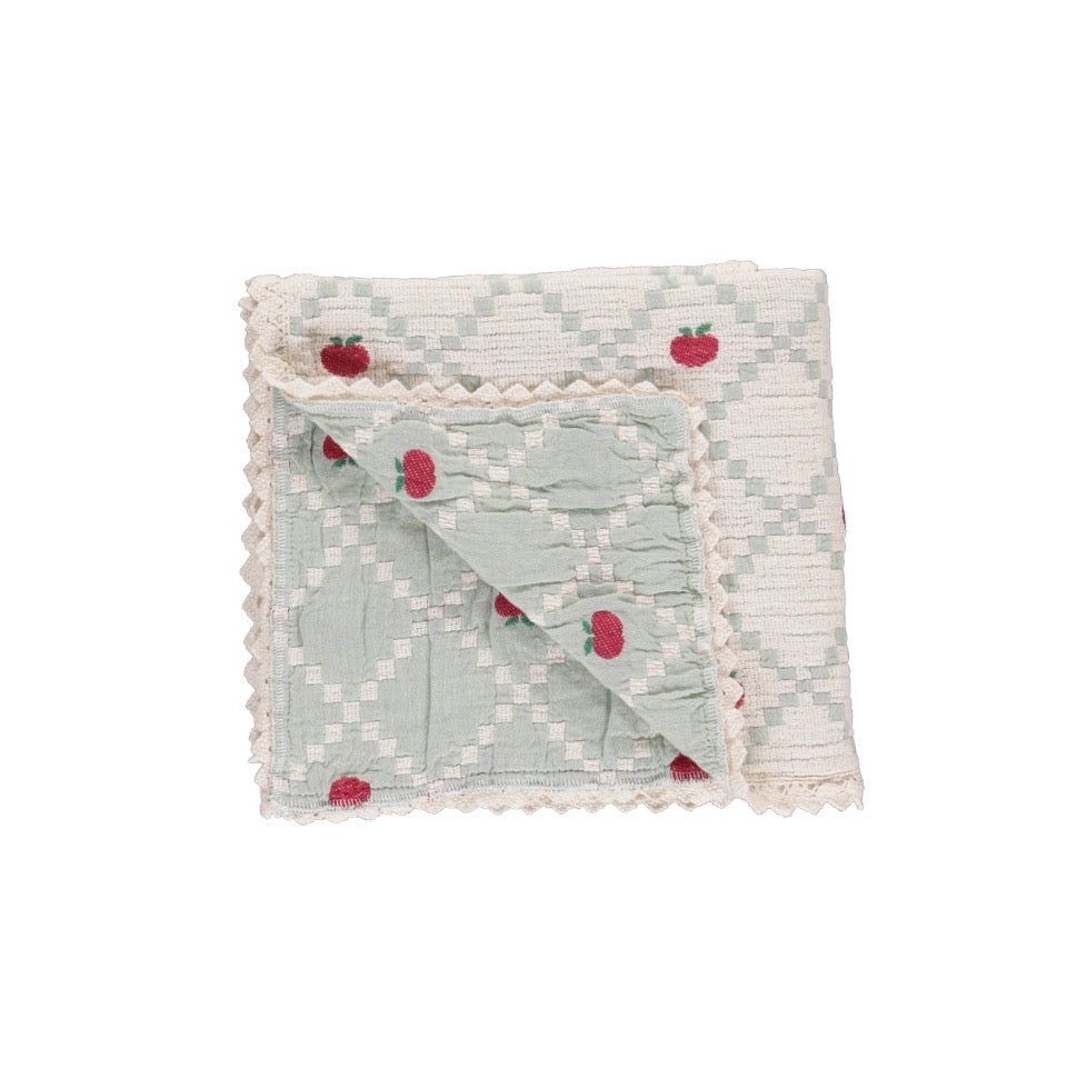 Bebe Organic  Apple Blanket  Patchwork