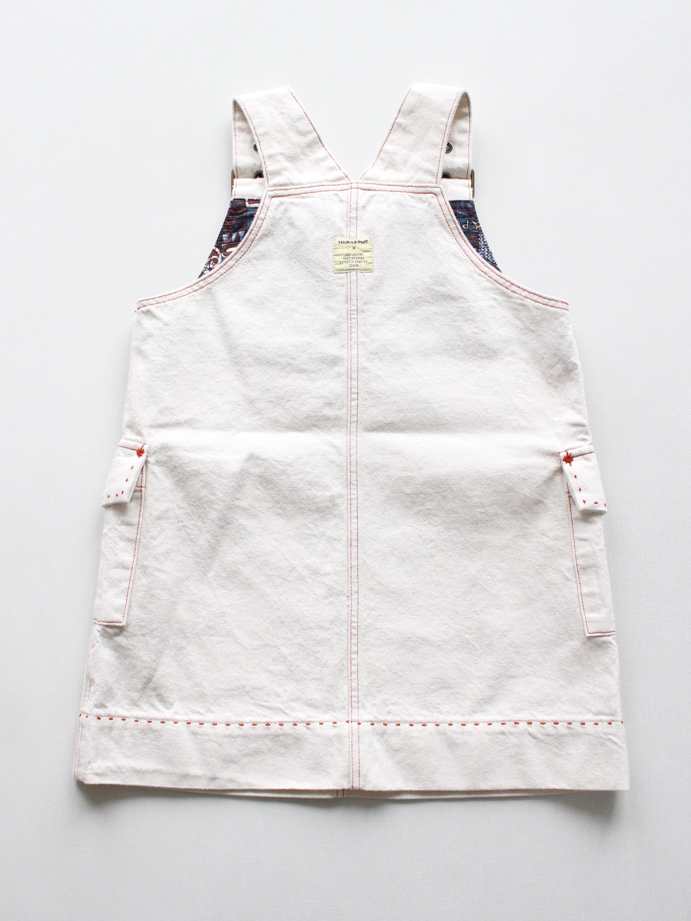 Misha & Puff Buckle Jumper Dress/ Gesso