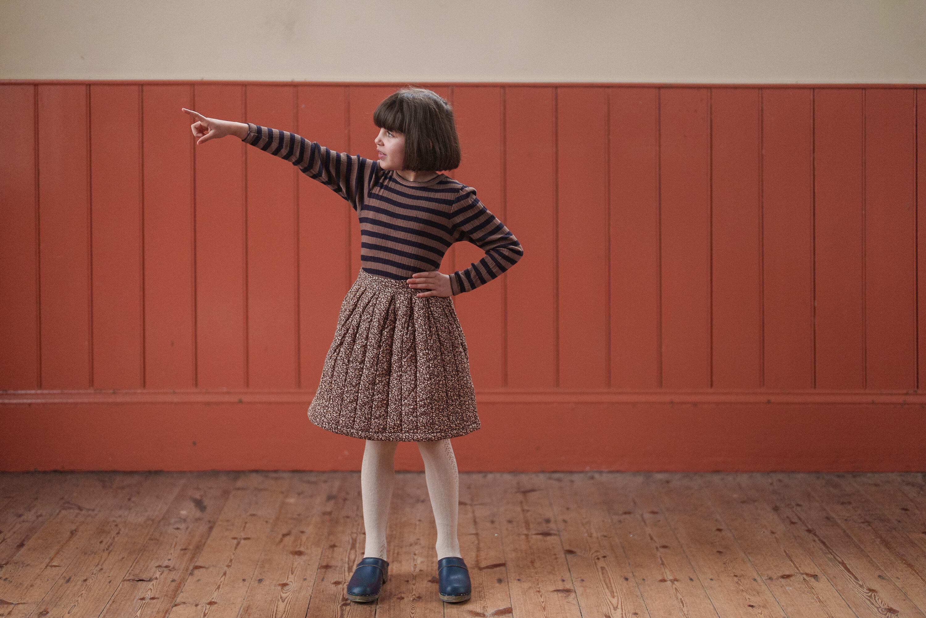 little cotton clothes Puff Skirt Bracken Floral