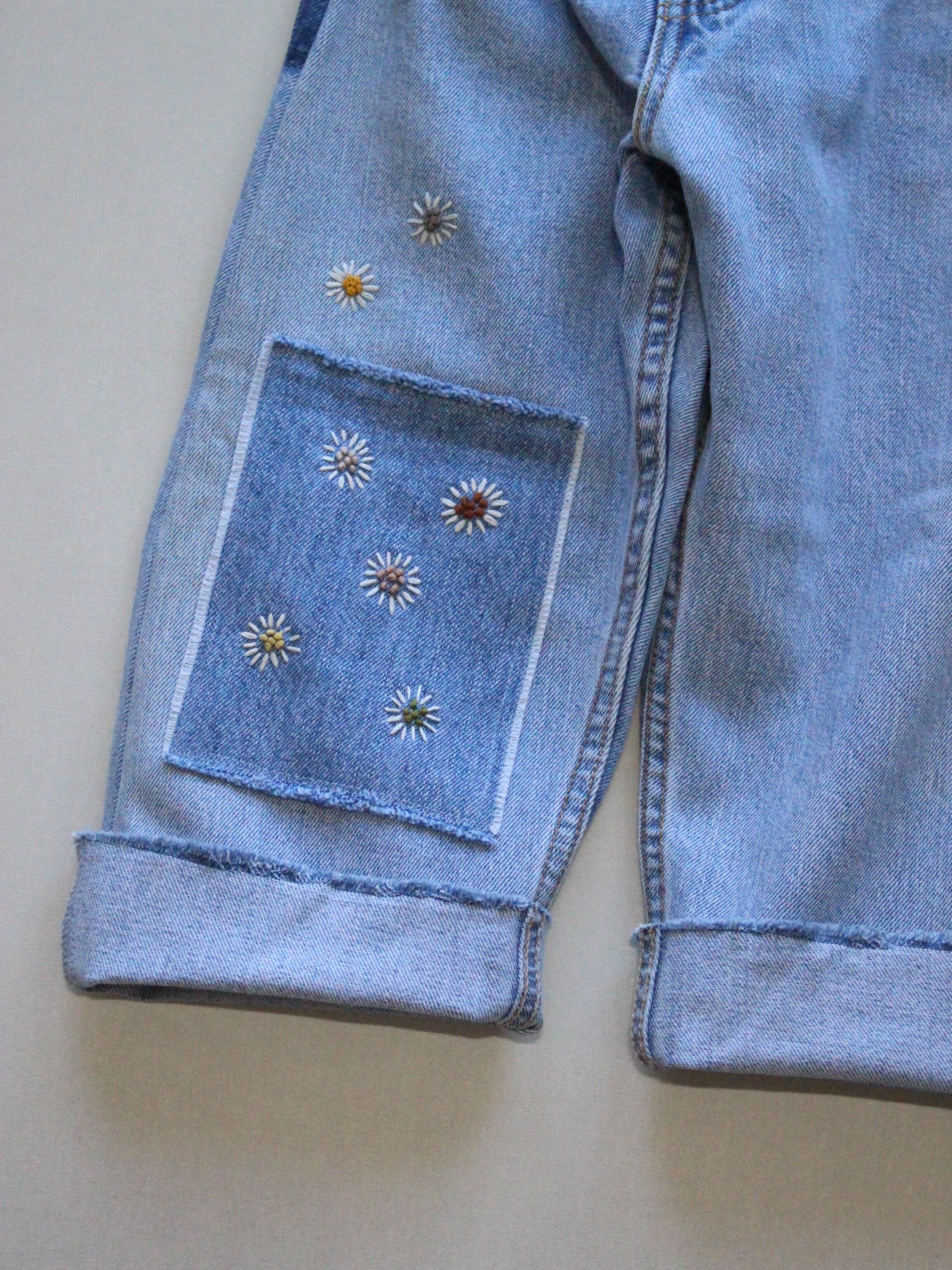 Wunderlang  Wild Flower Jeans   "The color is  light"