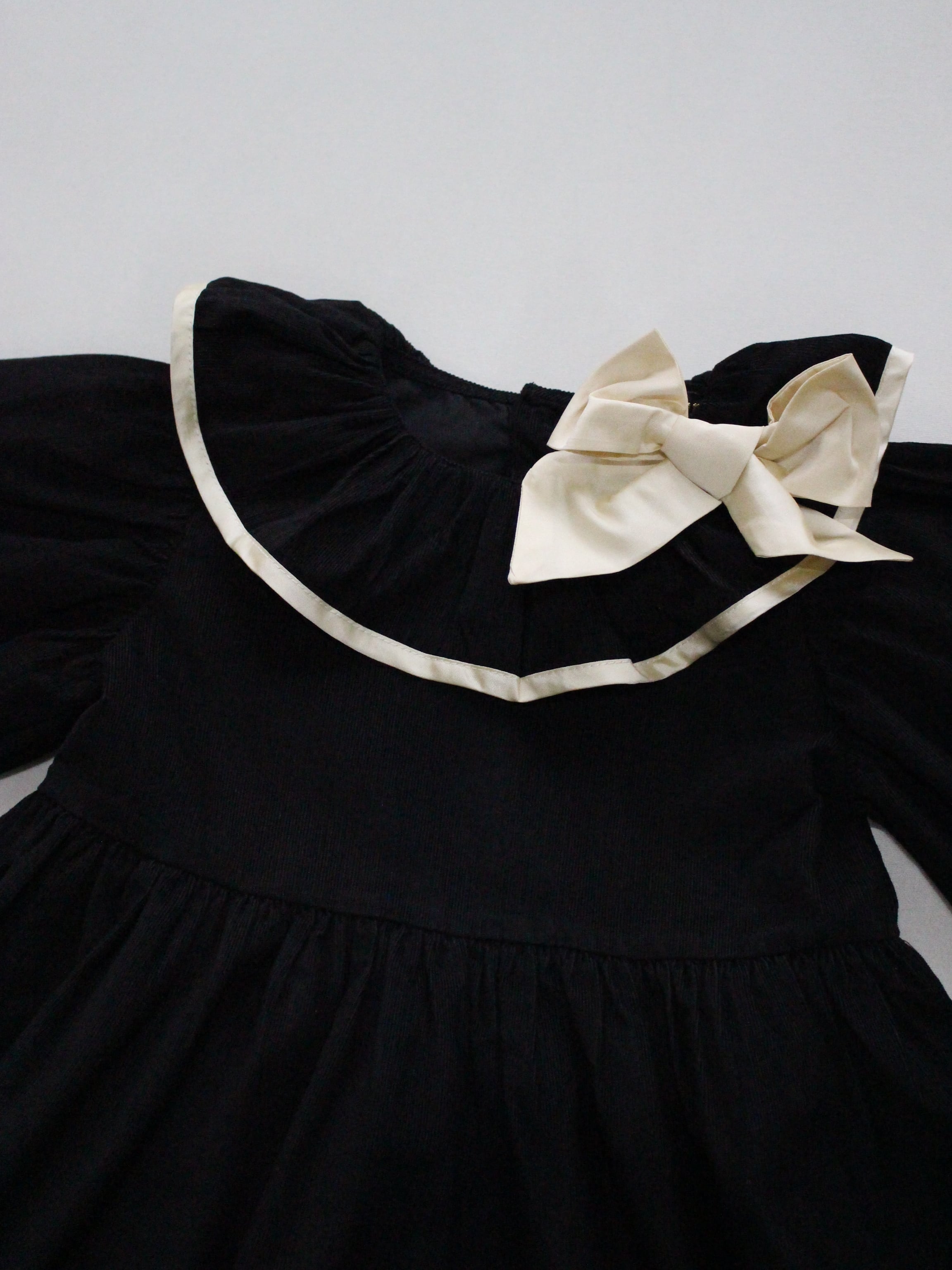 BONJOUR DIARY Dress black baby cord