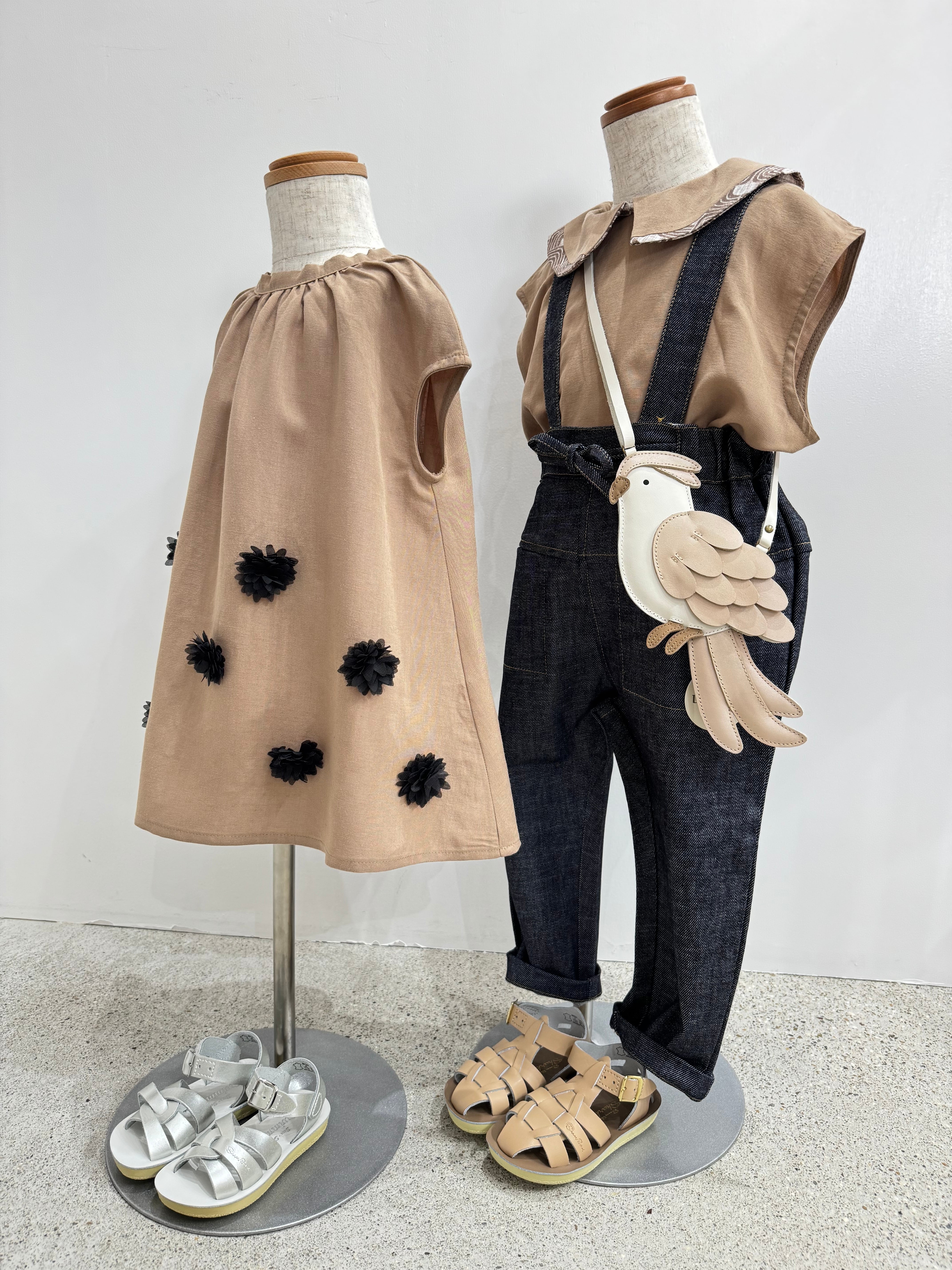 HELLO LUPO OLIVER SLEEVELESS - NOCCIOLA/CHOCO PARFAIT