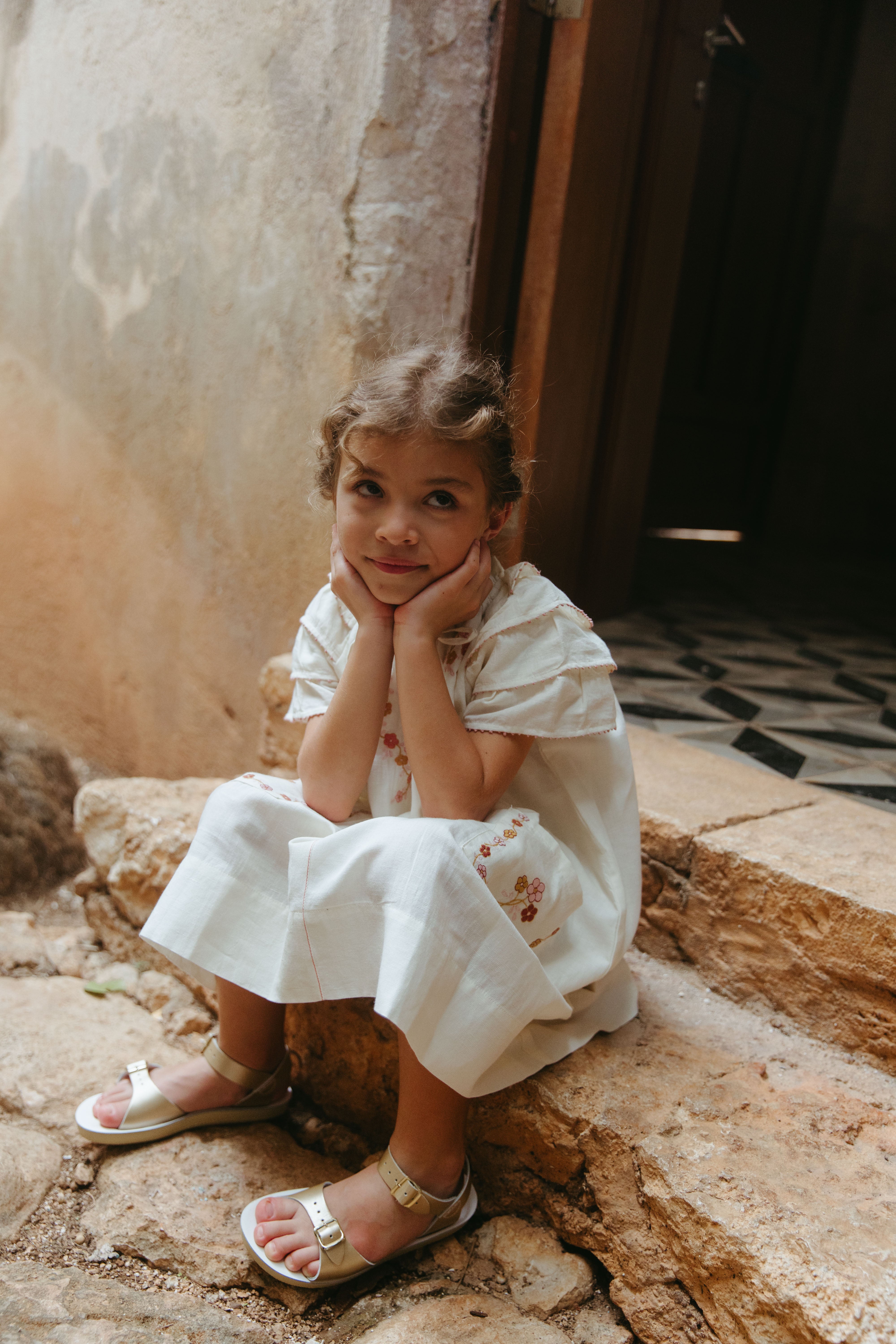 LALi  Linnea Dress in Antique White