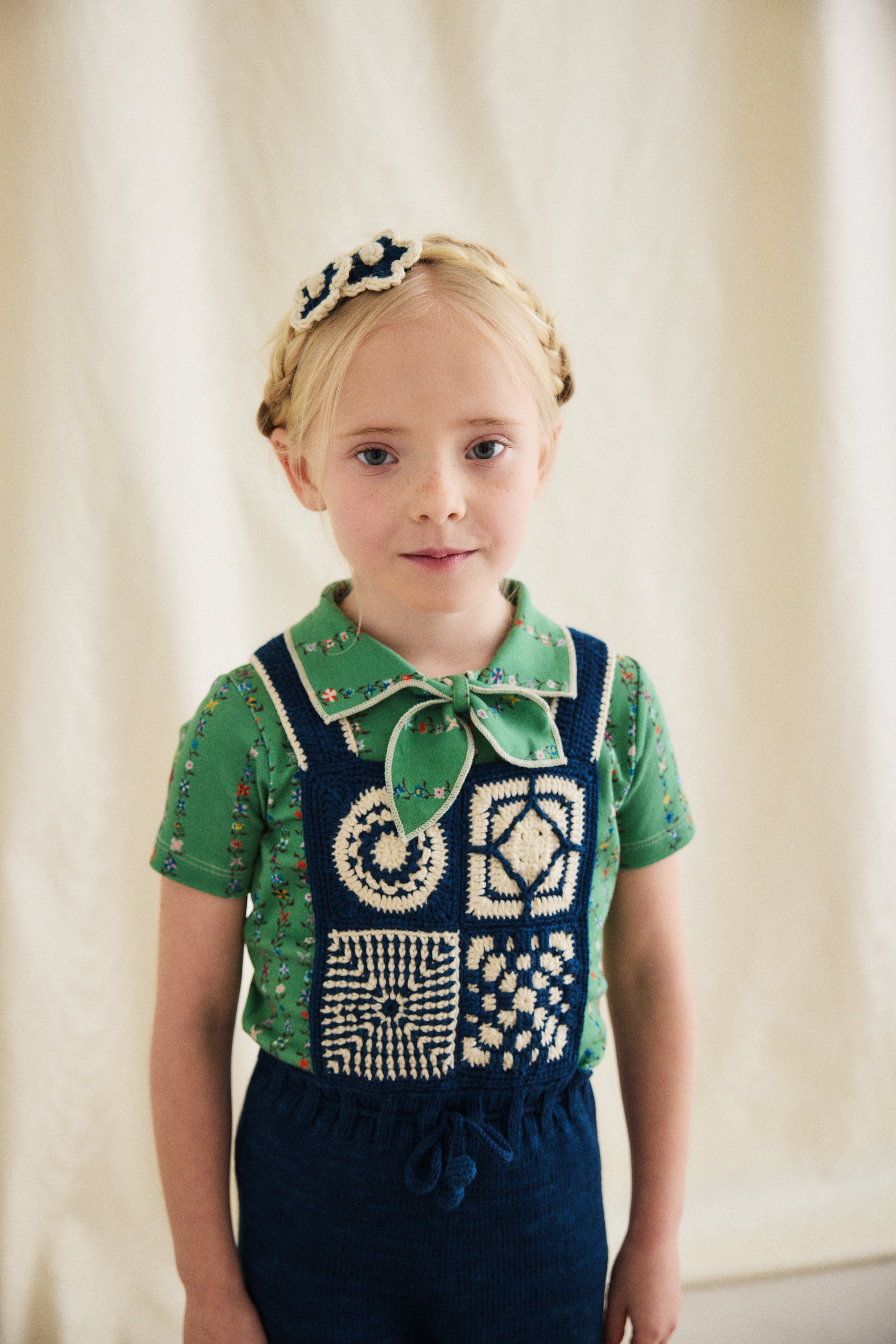 Misha & Puff Medium Flower Clip Set/ Celestial