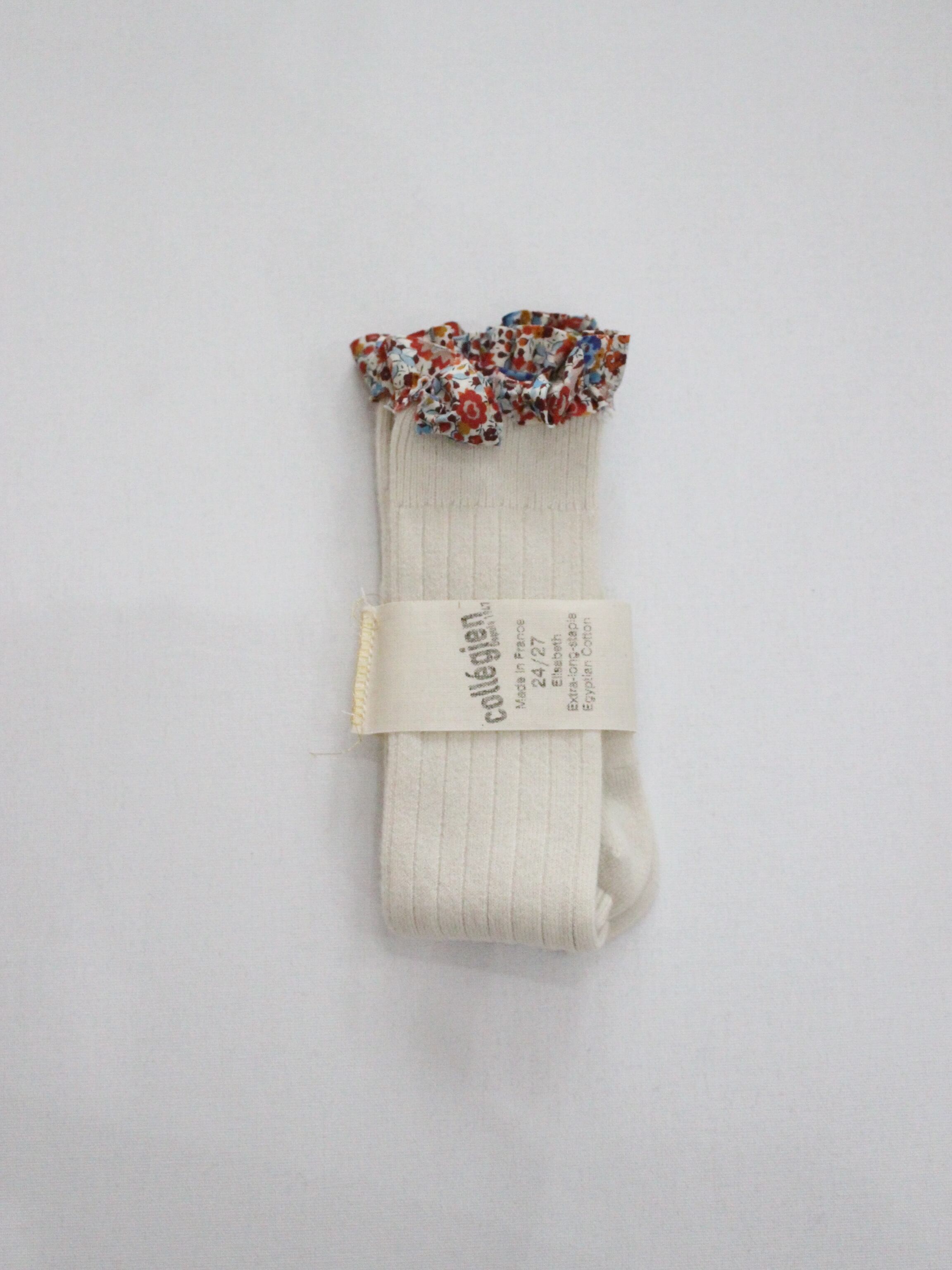 collegien リバティTRIM KNEE-HIGHS SOCKS Doux agneaux