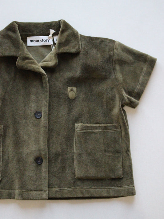 main story Boxy Shirt - Tapenade