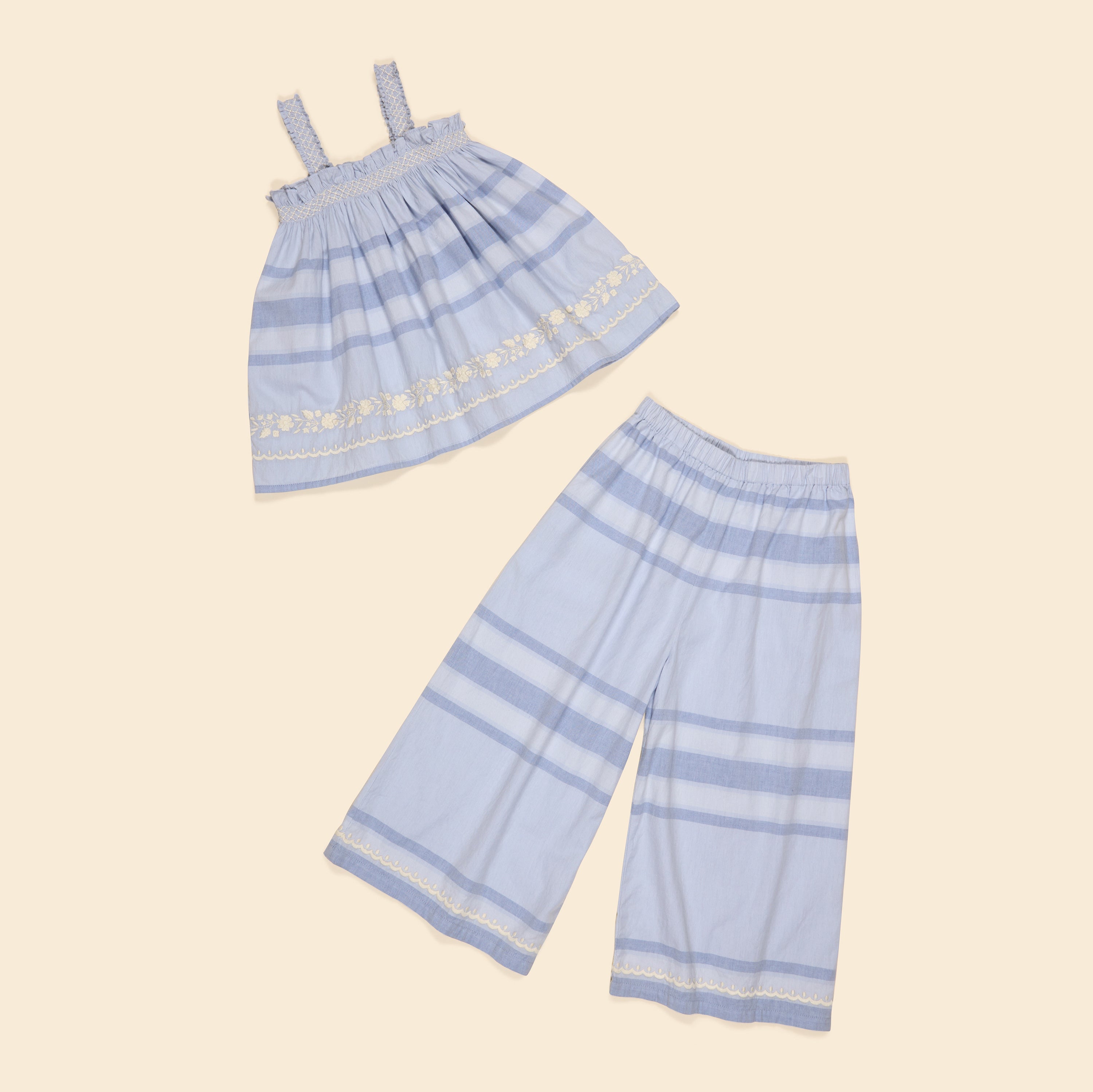 APOLINA ADINA TROUSER SET - SUMMERHOUSE STRIPE