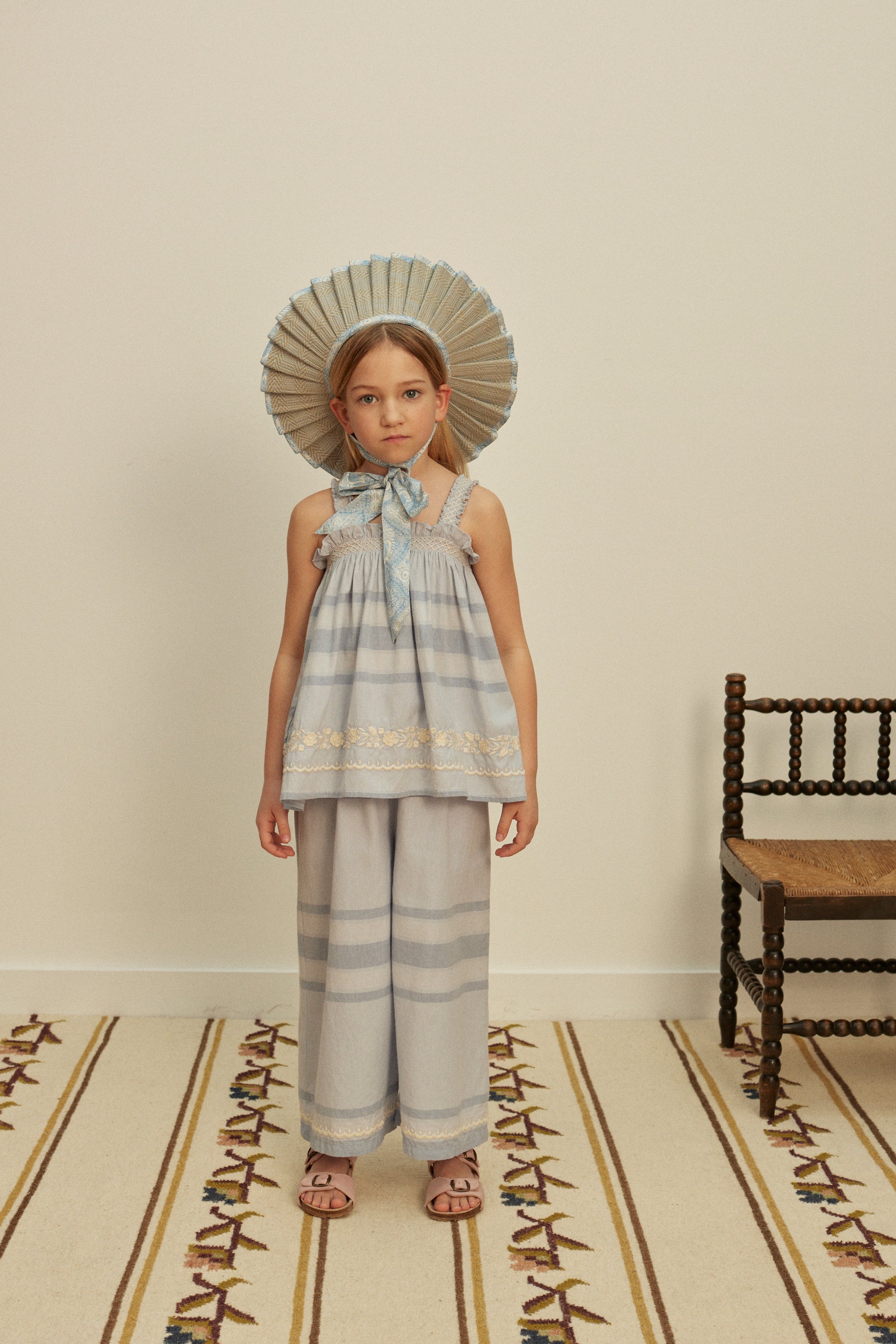 APOLINA  ADINA TROUSER SET - SUMMERHOUSE STRIPE