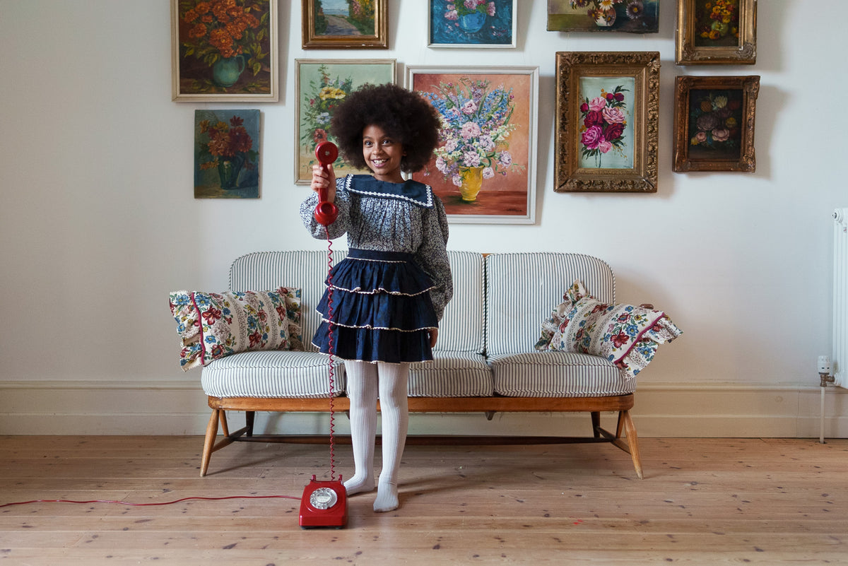 little cotton clothes  Rita Rara Skirt Midnight