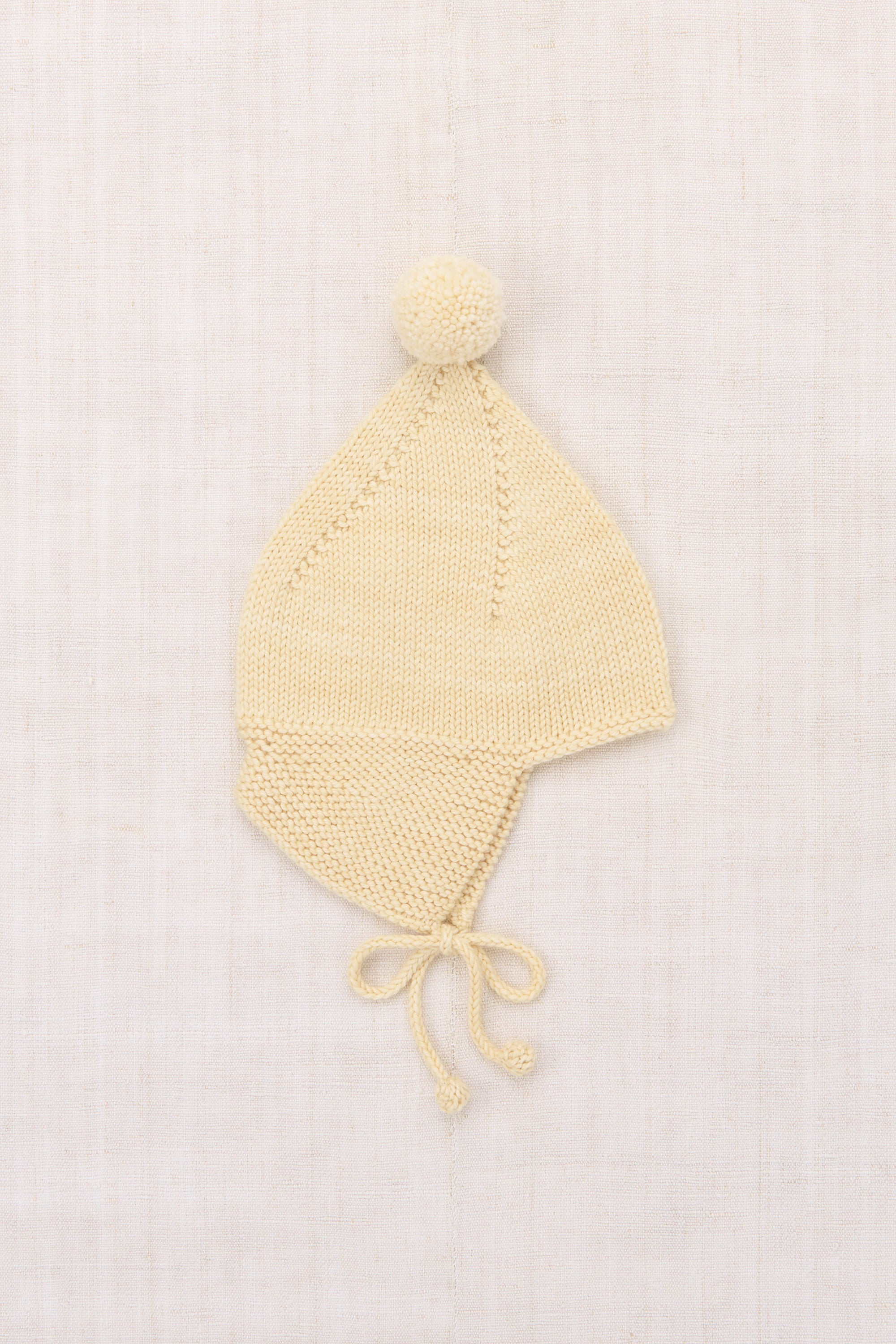 Misha & Puff   BABY POINTY PEAK HAT SHORTBREAD  26FA Drop2