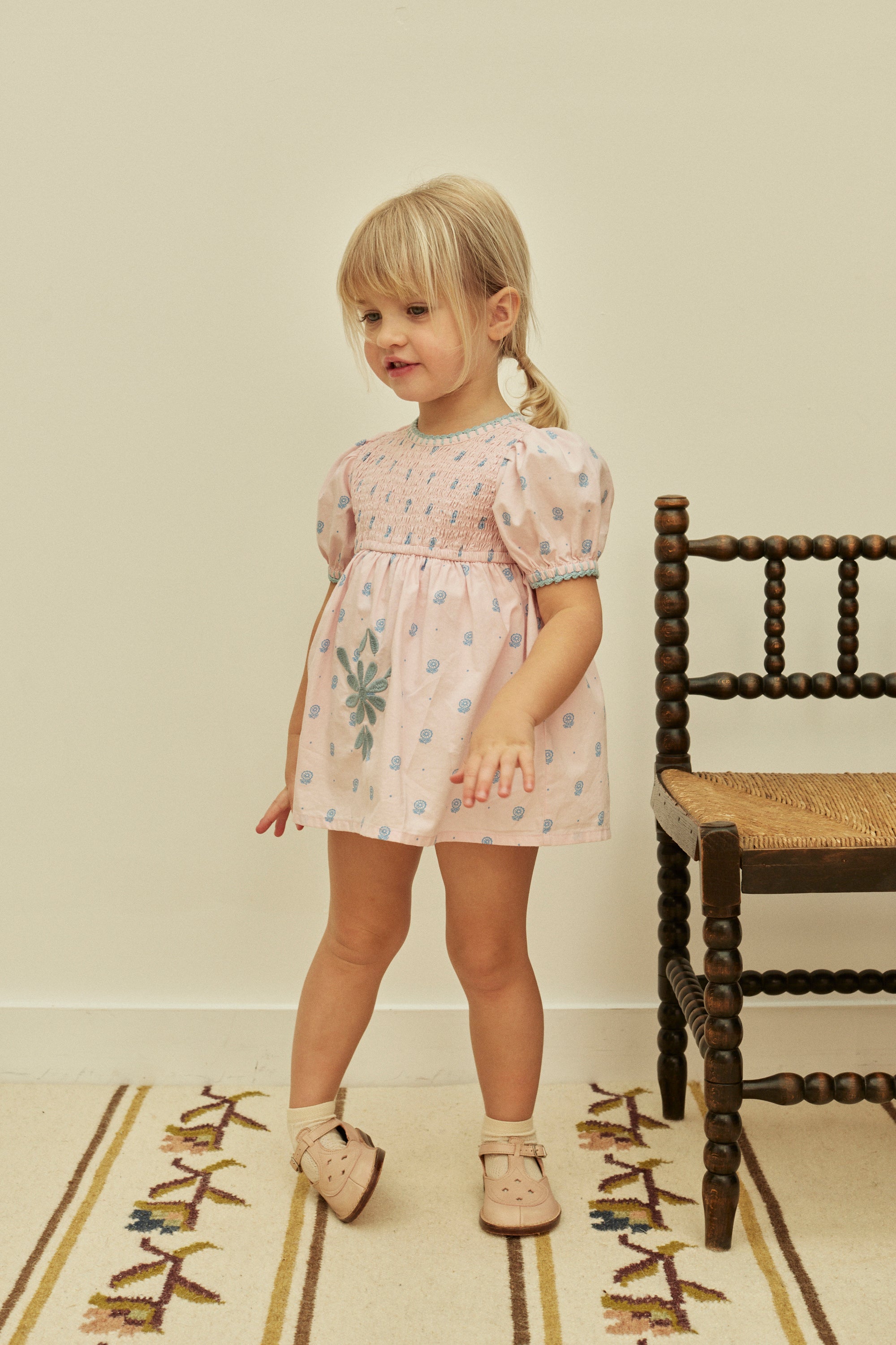 APOLINA  BABY NOEMIE DRESS - STUDIO CALICO PINK
