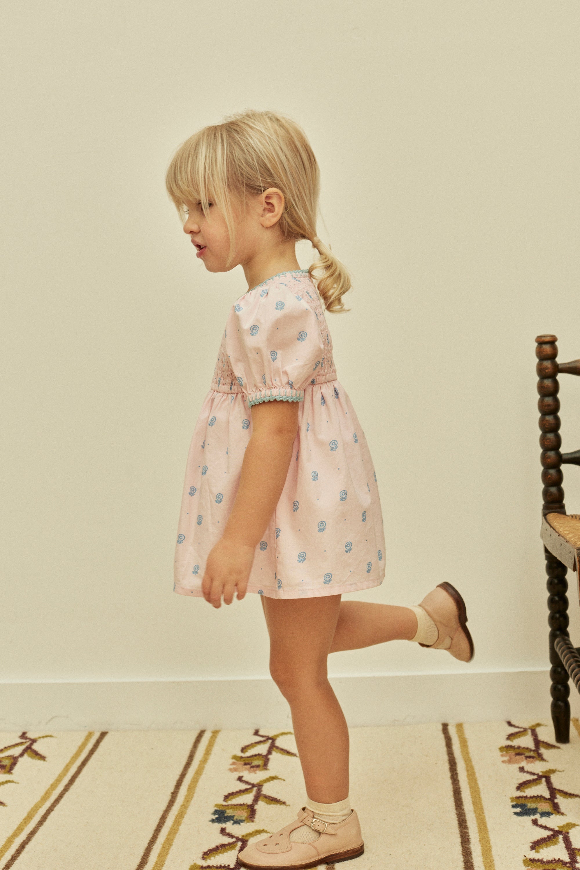APOLINA  BABY NOEMIE DRESS - STUDIO CALICO PINK