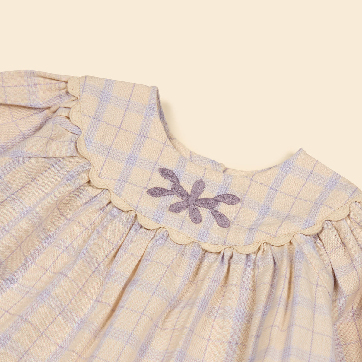 APOLINA  BABY LOLA BLOUSE - CAMP CHECK