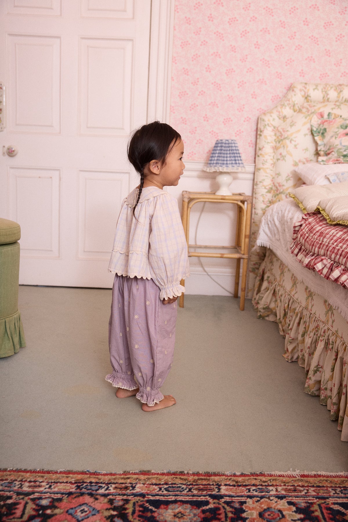 APOLINA  BABY PIPPA PANT - DUSKY LAVENDER
