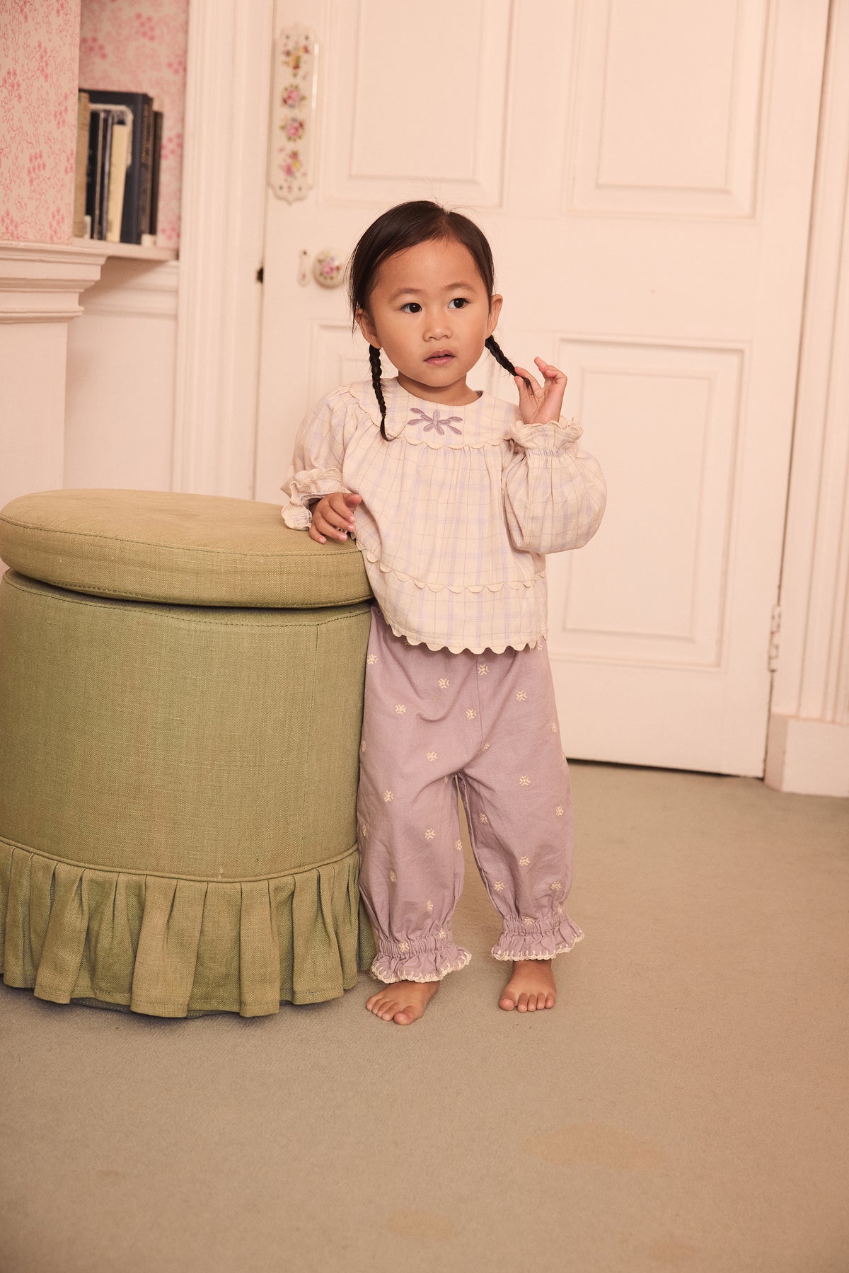 APOLINA  BABY PIPPA PANT - DUSKY LAVENDER